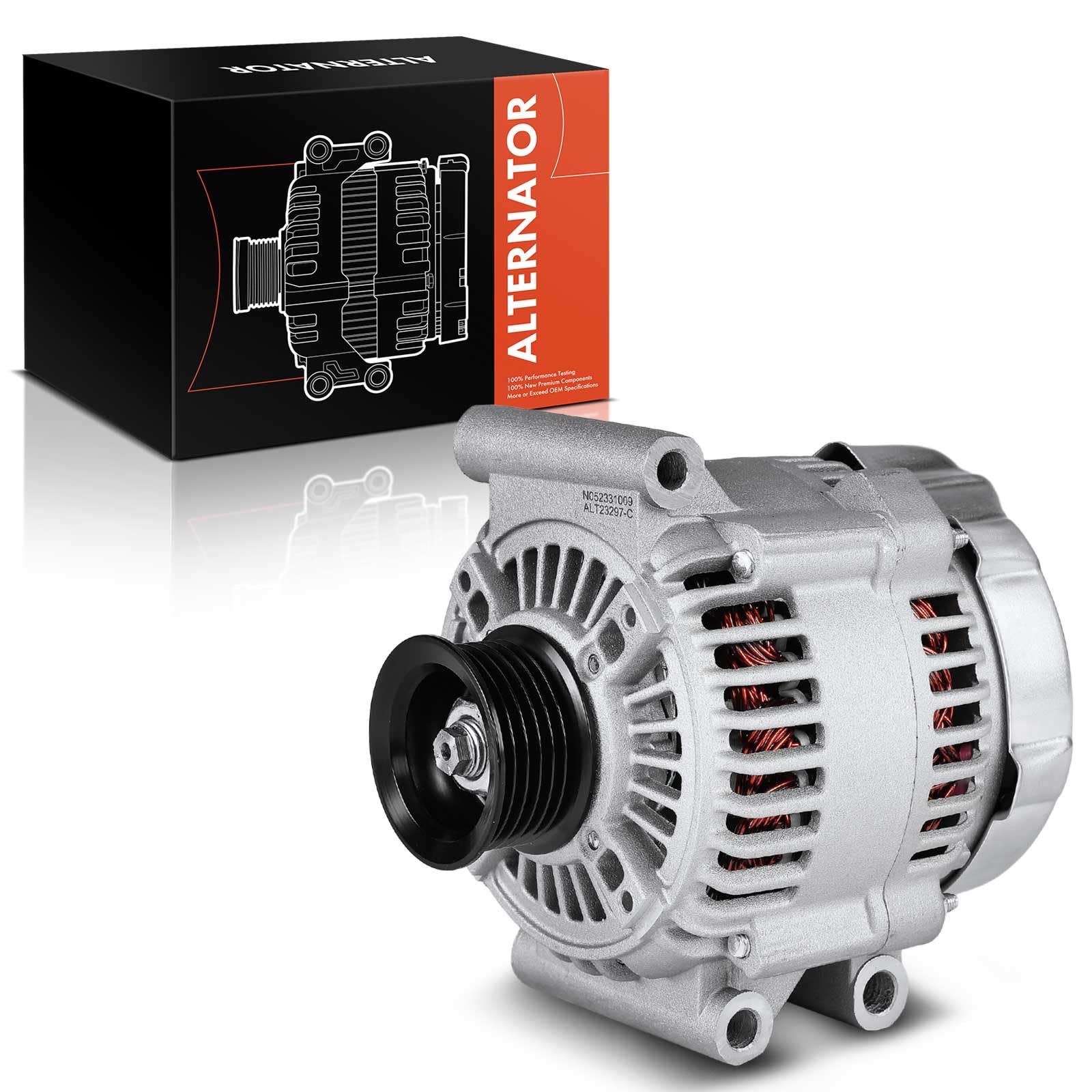Frankberg Lichtmaschine 12V 105A mit Riemenscheibe Kompatibel mit M.i.n.i Coo.per R50 R53 1.6L 2001-2005 M.i.n.i Cabriolet Cooper R52 1.6L 2004-2005 Generator Replace# 102211-2221 Frankberg Lichtmaschine 12V 105A mit Riemenscheibe Kompatibel mit M.i.n.i Coo.per R50 R53 1.6L 2001-2005 M.i.n.i Cabriolet Cooper R52 1.6L 2004-2005 Generator Replace# 102211-2221 von Frankberg