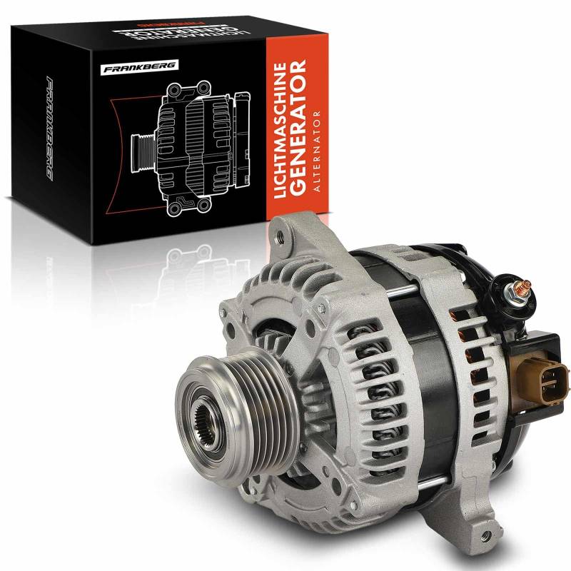 Frankberg Lichtmaschine Generator 100A Kompatibel mit A.u.r.i.s ADE15 NDE15 NRE15 ZRE15 ZZE15 1.4L Diesel 2009-2012 Corolla Stufenheck E15 1.4L Diesel 2009-2014 Replace# 27060-0N040 von Frankberg