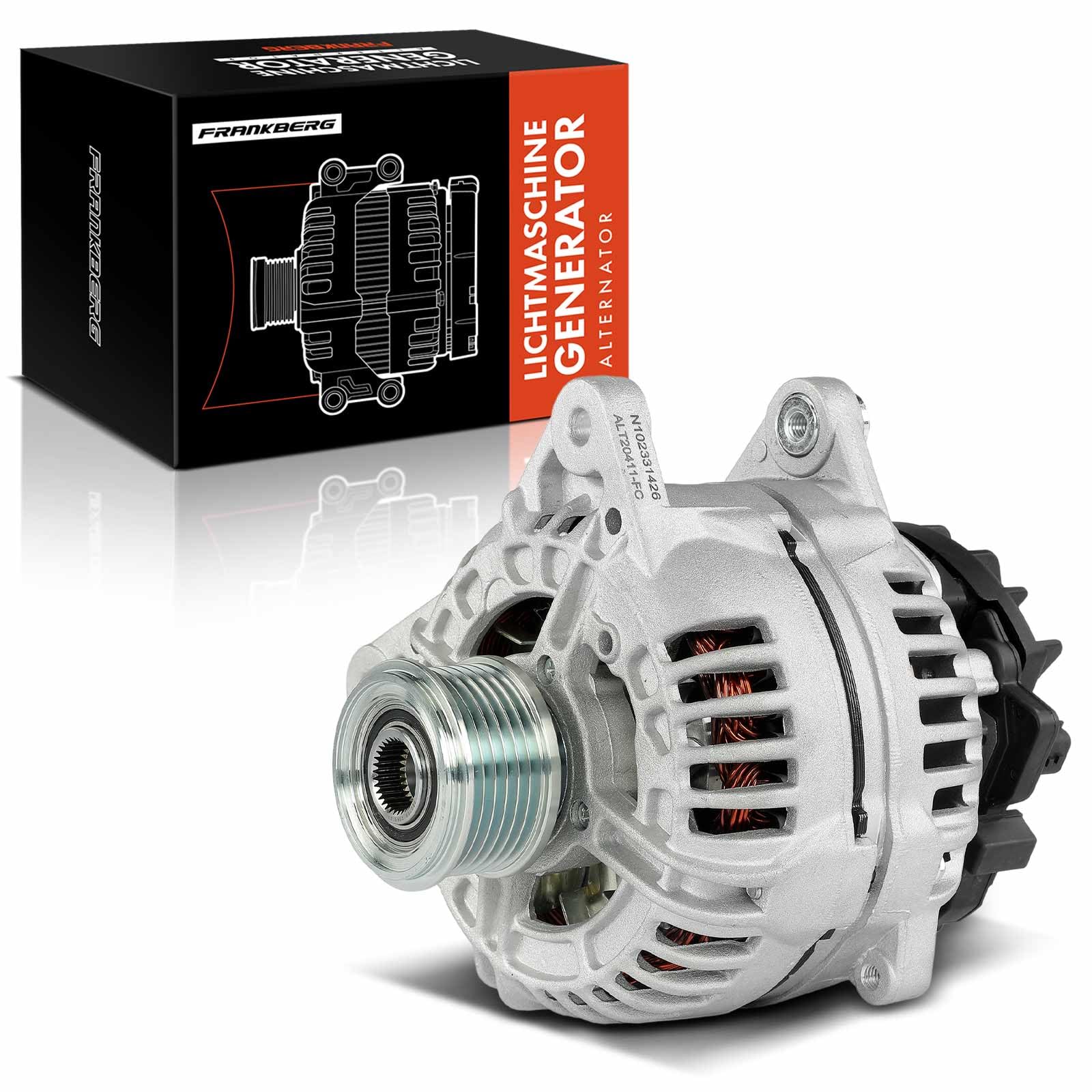 Frankberg Lichtmaschine Generator 150A 2-Polig Kompatibel mit Clio III BR0/1 CR0/1 1.2L Benzin 2005-2009 M.e.g.a.n.e III Coupe DZ0/1 1.5L Diesel 2008-2016 Replace# 8200660034 Frankberg Lichtmaschine Generator 150A 2-Polig Kompatibel mit Clio III BR0/1 CR0/1 1.2L Benzin 2005-2009 M.e.g.a.n.e III Coupe DZ0/1 1.5L Diesel 2008-2016 Replace# 8200660034 von Frankberg