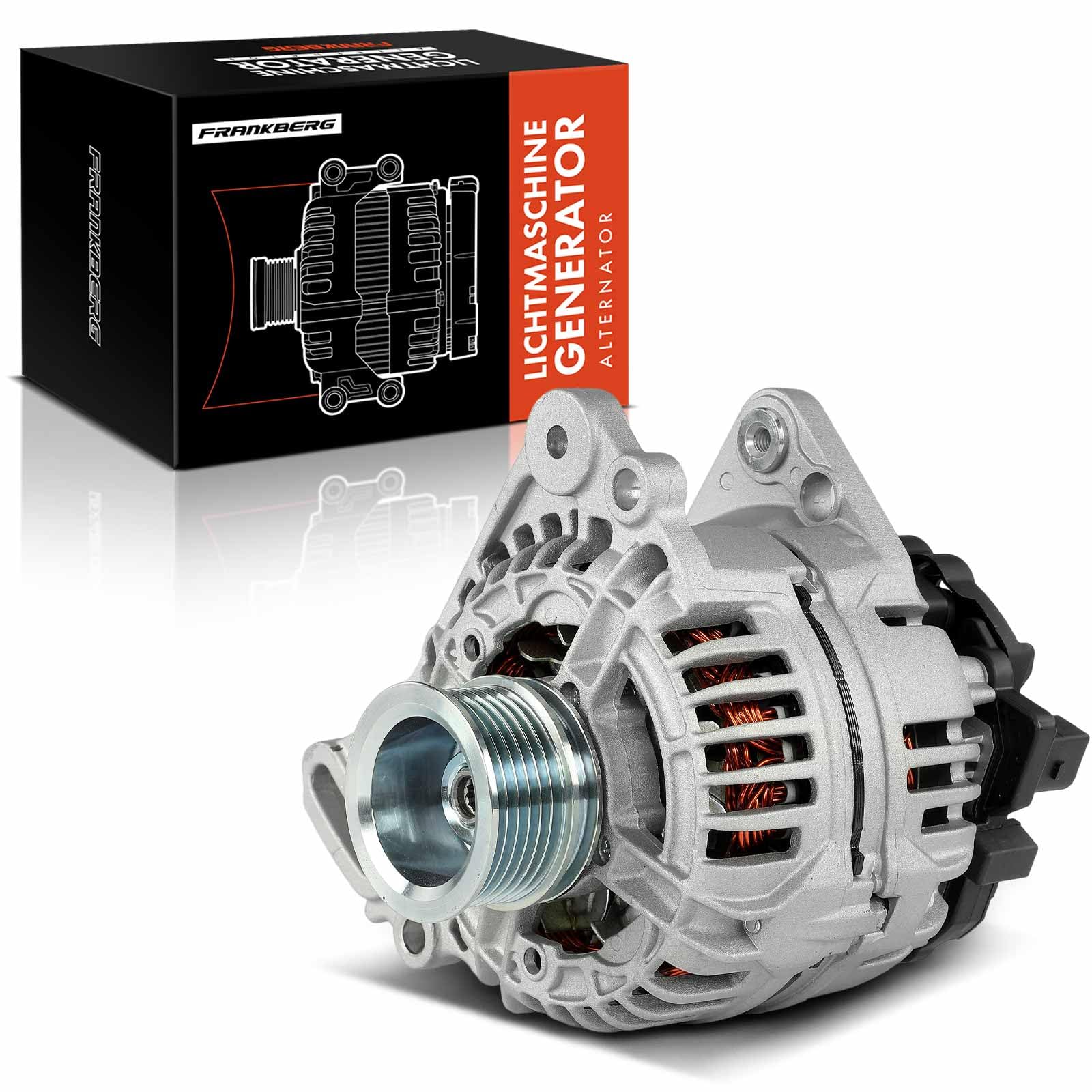 Frankberg Lichtmaschine Generator 90A Kompatibel mit Polo 9A 9N 1.4L Benzin 2001-2009 Ibiza IV 6J5 6P1 1.4L Benzin 2008-2015 Fabia II 542 1.4L Benzin 2007-2014 Replace# 0124325016 Frankberg Lichtmaschine Generator 90A Kompatibel mit Polo 9A 9N 1.4L Benzin 2001-2009 Ibiza IV 6J5 6P1 1.4L Benzin 2008-2015 Fabia II 542 1.4L Benzin 2007-2014 Replace# 0124325016 von Frankberg