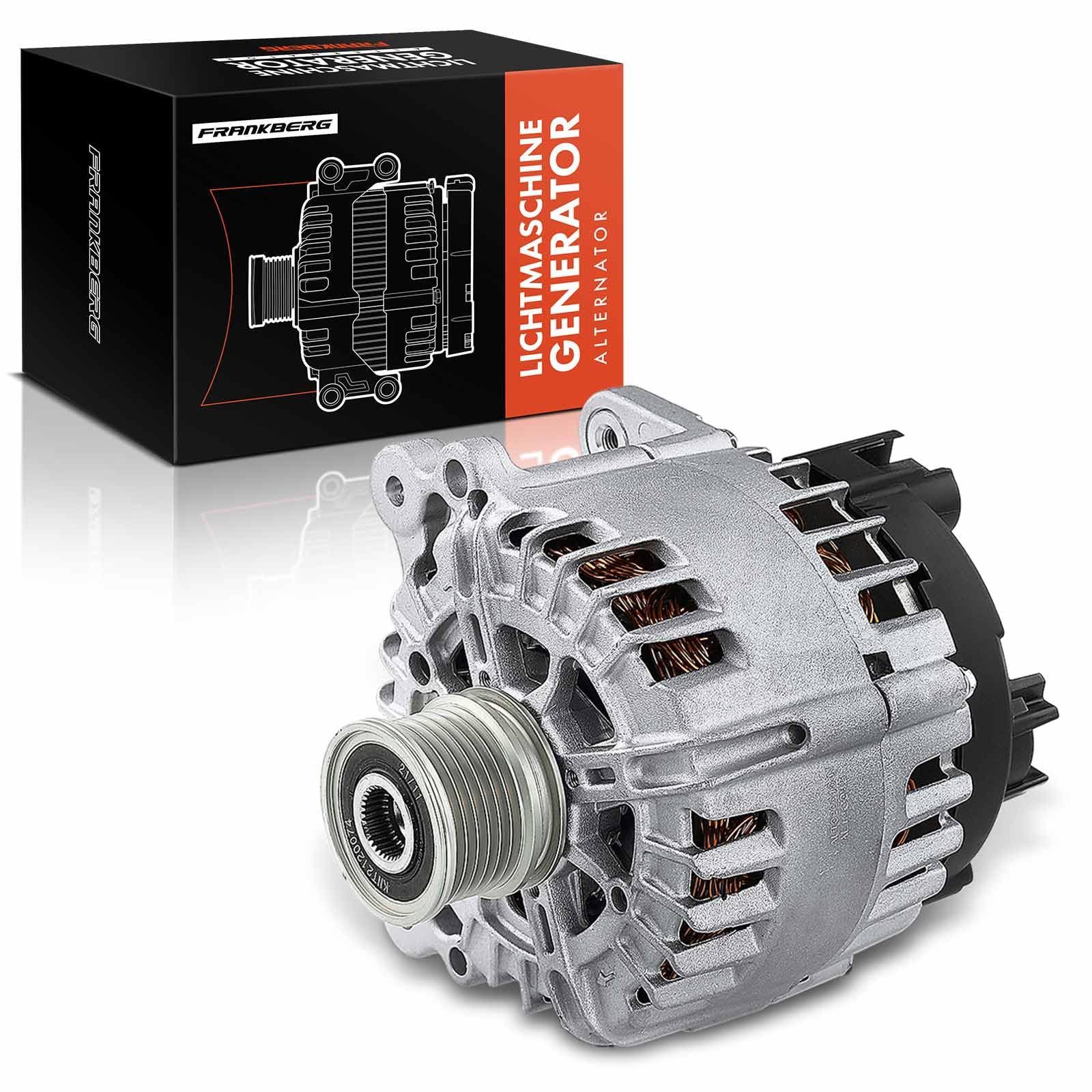 Frankberg Lichtmaschine Generator Kompatibel mit A4 8K2 B8 2.0L 2007-2015 Golf VII 5G1 BE1 1.4L-2.0L 2012-Heute Replace# 03G903016B Frankberg Lichtmaschine Generator Kompatibel mit A4 8K2 B8 2.0L 2007-2015 Golf VII 5G1 BE1 1.4L-2.0L 2012-Heute Replace# 03G903016B von Frankberg