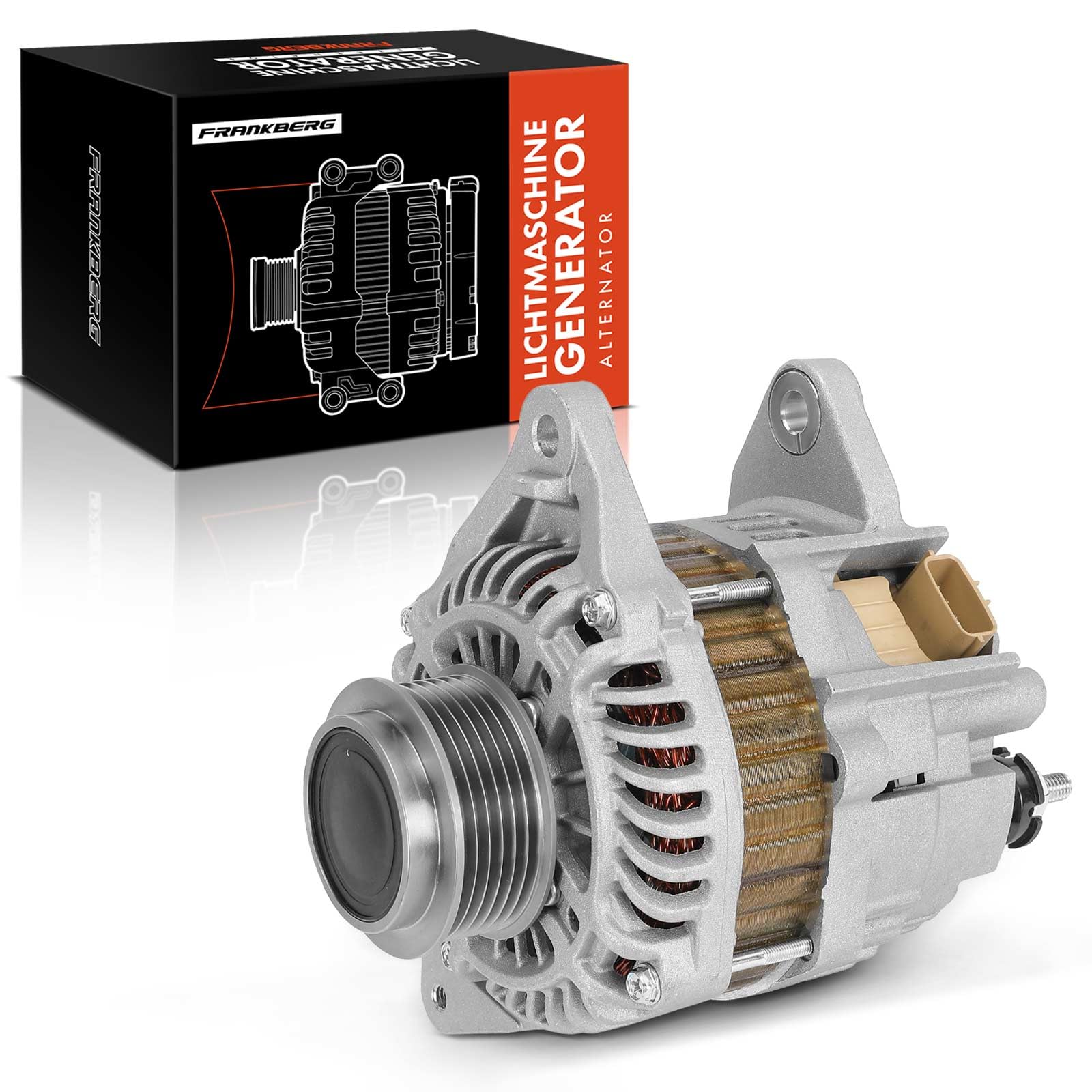 Frankberg Lichtmaschine mit Freilaufriemenscheibe 4-Polig Diesel Kompatibel mit Fullback Pick-up 502 503 2.4L 2016-2024 L200/Triton KJ KK KL 2.4L 2014-2024 Replace# A5TL0781 Frankberg Lichtmaschine mit Freilaufriemenscheibe 4-Polig Diesel Kompatibel mit Fullback Pick-up 502 503 2.4L 2016-2024 L200/Triton KJ KK KL 2.4L 2014-2024 Replace# A5TL0781 von Frankberg