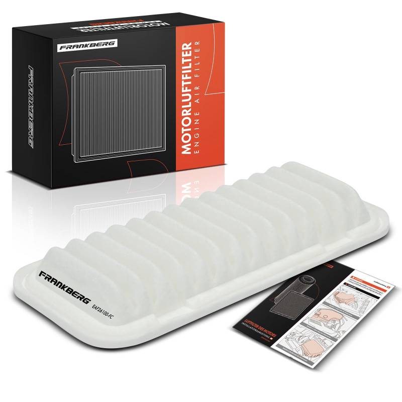 Frankberg Luftfilter Filtereinsatz Benzin Kompatibel mit C1 PM PN 1.0L 2005-2014 S.i.r.i.o.n M3 1.0L 2005-2013 107 PM PN 1.0L 2005-2014 Justy IV 1.0L 2007-2024 Replace# 5142150230 von Frankberg
