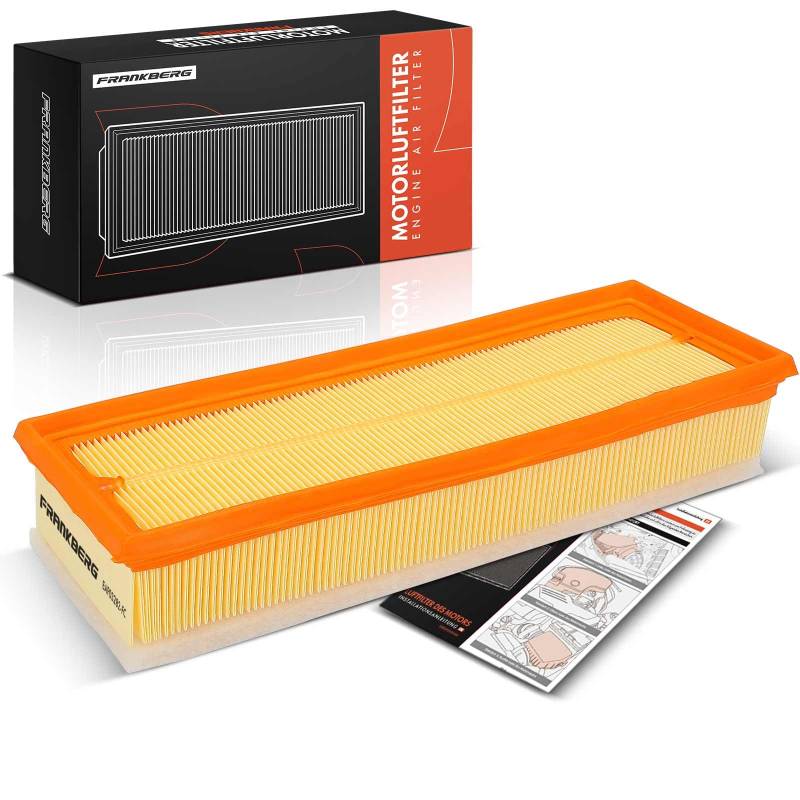 Frankberg Luftfilter Filtereinsatz Kompatibel mit Berlingo Kasten/MPV B9 C2 JM C3 I FC FN C3 II SC C4 Coupe LA C4 I LC 207 WA WC 307 3A/C 1007 KM Replace# 13780-73J00 von Frankberg