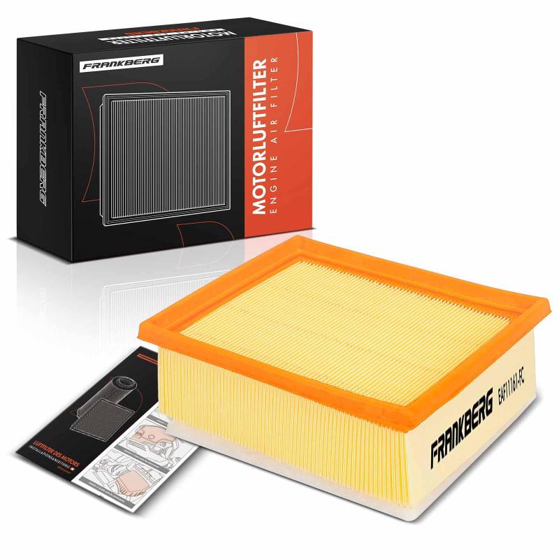 Frankberg Luftfilter Motorluftfilter Filtereinsatz Kompatibel mit 206 Schrägheck 2A/C 1.4L 1.6L Benzin 2000-2012 Xsara Picasso N68 2.0L Diesel 1999-2011 Replace# 1444J4 von Frankberg