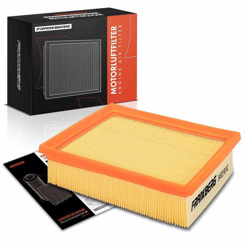 Frankberg Luftfilter Motorluftfilter Filtereinsatz Kompatibel mit Xsara Picasso N68 1.8L 2.0L Benzin 2000-2012 206 Schrägheck 2A/C 1.9L 2.0L Diesel 1998-2004 Replace# 1444J3 von Frankberg