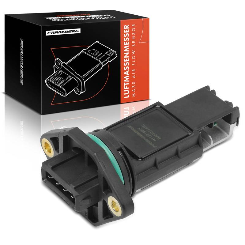 Frankberg Luftmassensensor 4-Polig Benzin Kompatibel mit Transporter IV Bus 70B 70C 70J 70K 7DB 7DC 7DJ 7DK 2.8L 1995-2000 Transporter IV Kasten 70A 70H 7DA 7DH Replace# 021906462A von Frankberg
