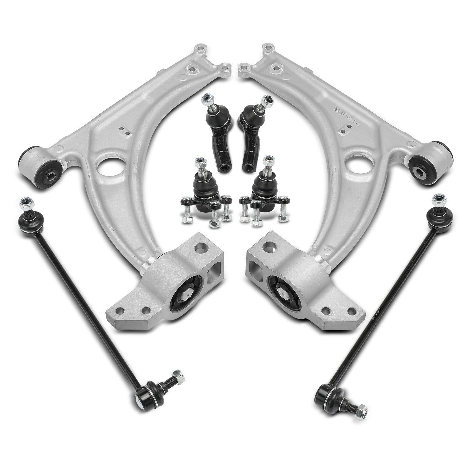 Frankberg Querlenker Satz Vorderachse Kompatibel mit Q3 8UB 8UG 2.5L 2013-2018 CC 358 1.4L-3.6L 2011-2016 P.a.s.s.a.t 362 3C2 1.4L-3.6L 2005-2014 Sh.aran 1.4L 2.0L 2010-2019 Replace# 1K0423811K Frankberg Querlenker Satz Vorderachse Kompatibel mit Q3 8UB 8UG 2.5L 2013-2018 CC 358 1.4L-3.6L 2011-2016 P.a.s.s.a.t 362 3C2 1.4L-3.6L 2005-2014 Sh.aran 1.4L 2.0L 2010-2019 Replace# 1K0423811K von Frankberg