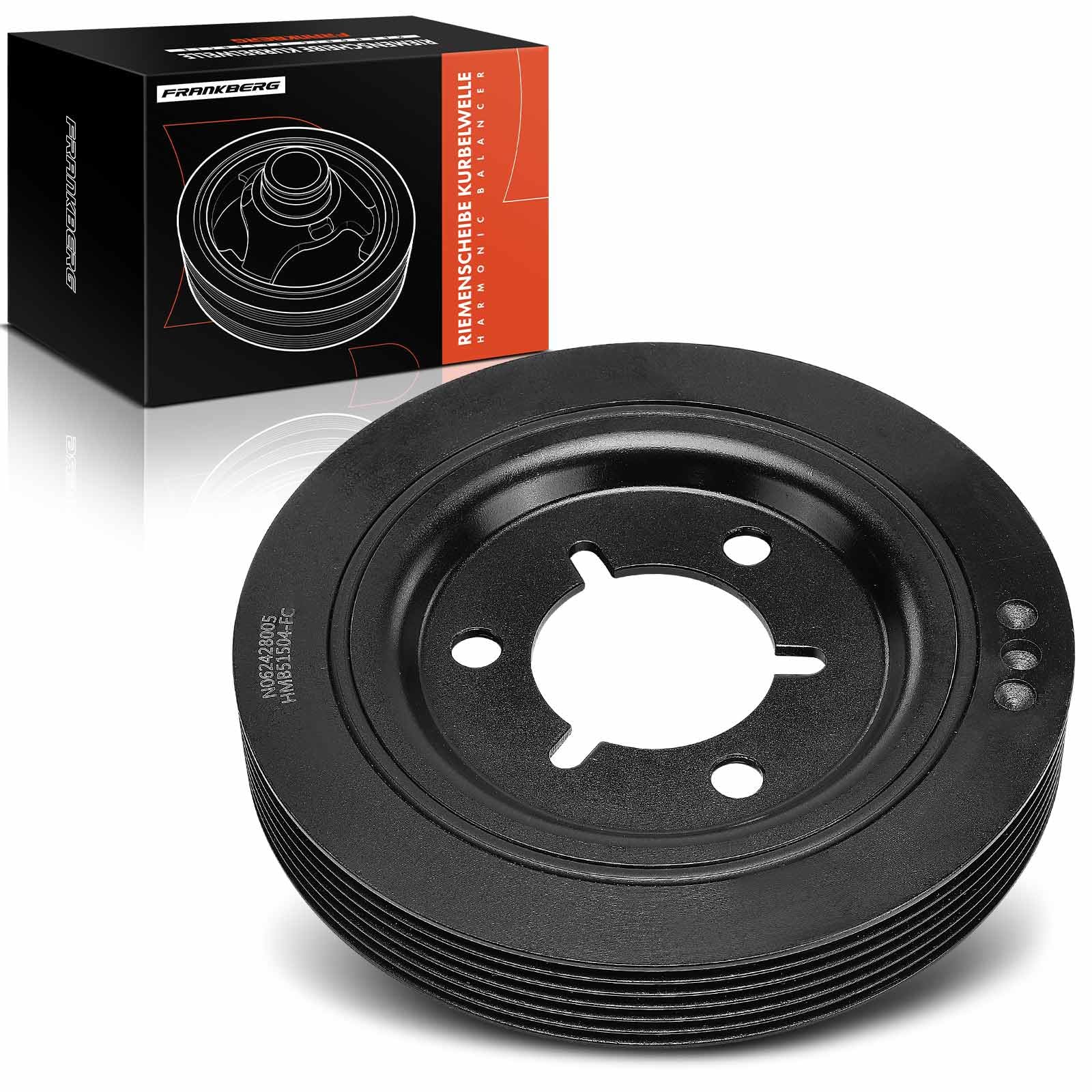 Frankberg Riemenscheibe Kurbelwelle Kompatibel mit C3 I FC FN 1.4L 1.6L 2002-2010 C4 Coupe LA 1.4L 1.6L 2004-2011 307 3A/C 1.4L 1.6L 2000-2014 Replace# 0515.R4 Frankberg Riemenscheibe Kurbelwelle Kompatibel mit C3 I FC FN 1.4L 1.6L 2002-2010 C4 Coupe LA 1.4L 1.6L 2004-2011 307 3A/C 1.4L 1.6L 2000-2014 Replace# 0515.R4 von Frankberg