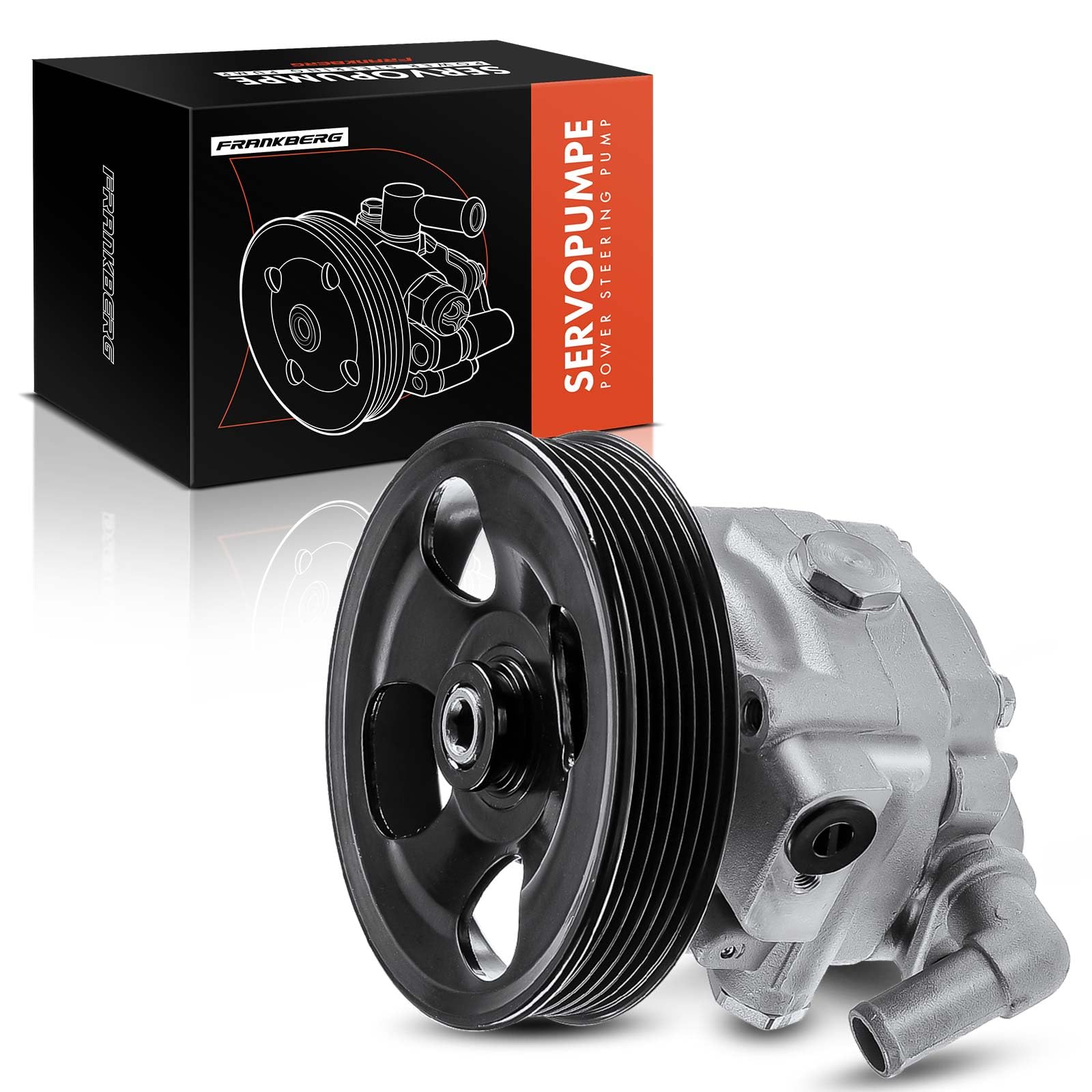 Frankberg Servopumpe Hydraulisch Lenkung mit Riemenscheiben Kompatibel mit XC90 I 275 4.4L 2005-2010 Replace# 36000748 von Frankberg
