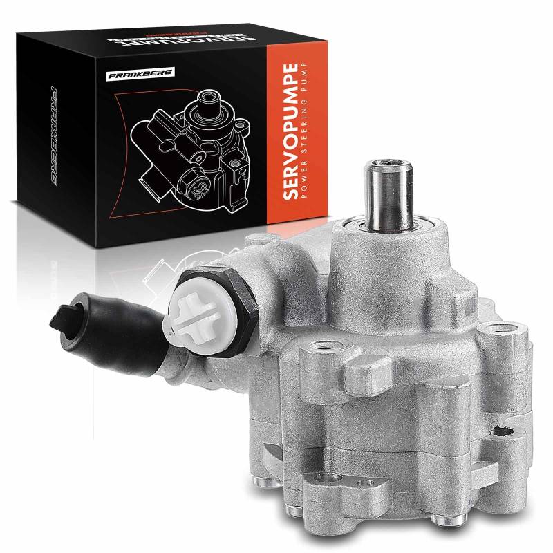 Frankberg Servopumpe Hydraulikpumpe Lenkung ohne Reservoir ohne Riemenscheiben Kompatibel mit Wrangler III JK V6 3.8L 2007-2011 Replace# 52059899AE von Frankberg