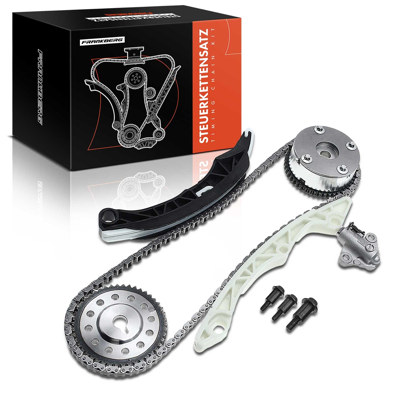 Frankberg Steuerkettensatz Nockenwellenversteller Kompatibel mit Fortwo Cabrio 451 1.0L 2007-Heute Benzin Replace# A1320510028 Frankberg Steuerkettensatz Nockenwellenversteller Kompatibel mit Fortwo Cabrio 451 1.0L 2007-Heute Benzin Replace# A1320510028 von Frankberg