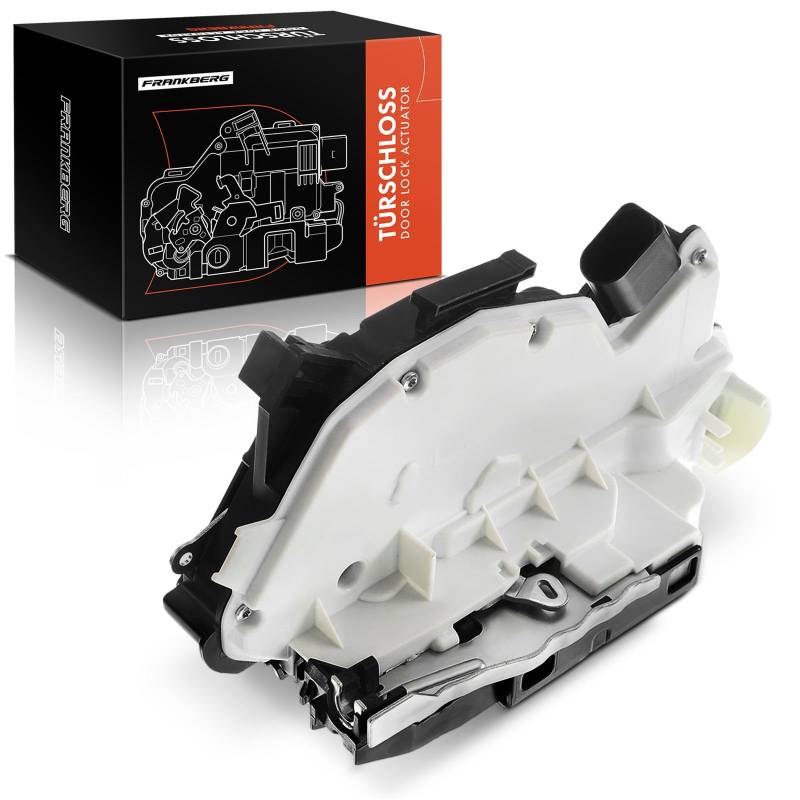 Frankberg Motorhaubenschloss Vorne Links 7-Polig Kompatibel mit A1 8X1 8XK 2010-2015 Ibiza IV 6J5 6P1 6P5 2012-2016 Fabia II 2011-2014 Superb II 2009-2015 T.i.g.u.a.n 2009-2014 Replace# 5N1837015A von Frankberg