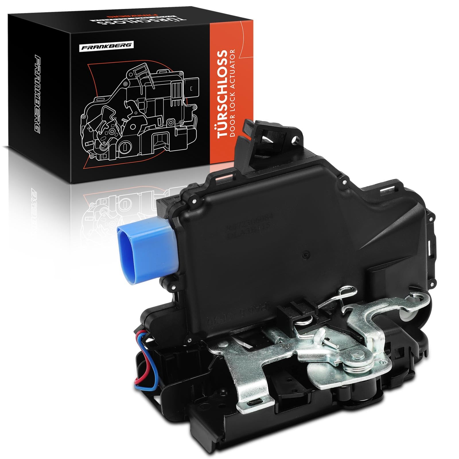 Frankberg Türschloss Stellmotor Vorne Links 8-Polig Kompatibel mit Ibiza III 6L1 Limousine 2002-2009 Polo 9N Limousine 2001-2009 Replace# 3B1837015AQ Frankberg Türschloss Stellmotor Vorne Links 8-Polig Kompatibel mit Ibiza III 6L1 Limousine 2002-2009 Polo 9N Limousine 2001-2009 Replace# 3B1837015AQ von Frankberg