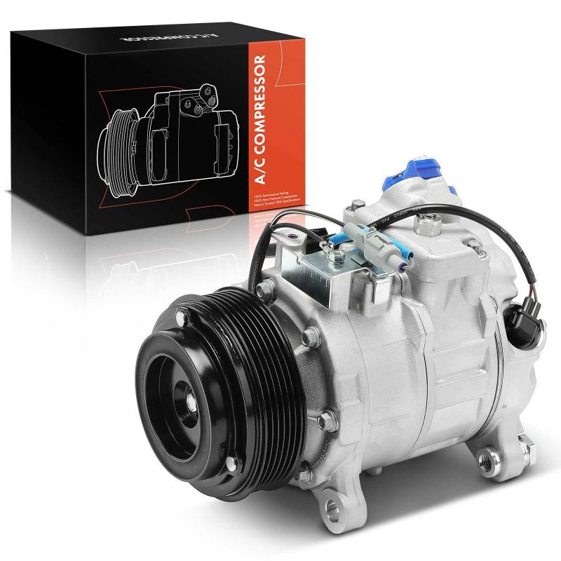 Frankberg Klimaanlagen Kompressor mit Kupplung Kompatibel mit X5 F15 F85 3er F31 F30 F80 5er F07 F10 F18 F11 4 F32 F82 F33 F83 3 F34 Replace# 64529216466, inkl. Öl vorbereift von Frankberg