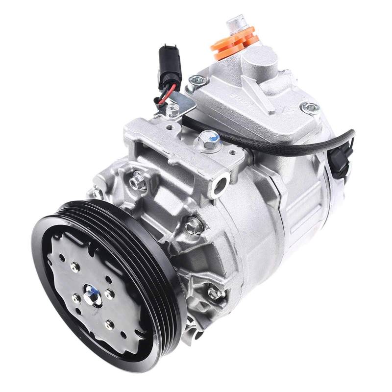 Frankberg Klimaanlagen Kompressor Klimakompressor Klimakompressor mit Kupplung Diesel Kompatibel mit A4 8E2 B6 8E5 B6 A6 4B C5 4B5 Replace# 8E0260805AH, inkl. Öl vorbereift von Frankberg