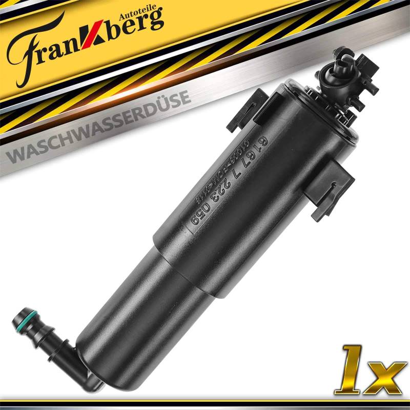 Scheinwerferreinigung Waschwasserdüse Vorne Links für X6 E71 2010-2014 61677223059 von Frankberg