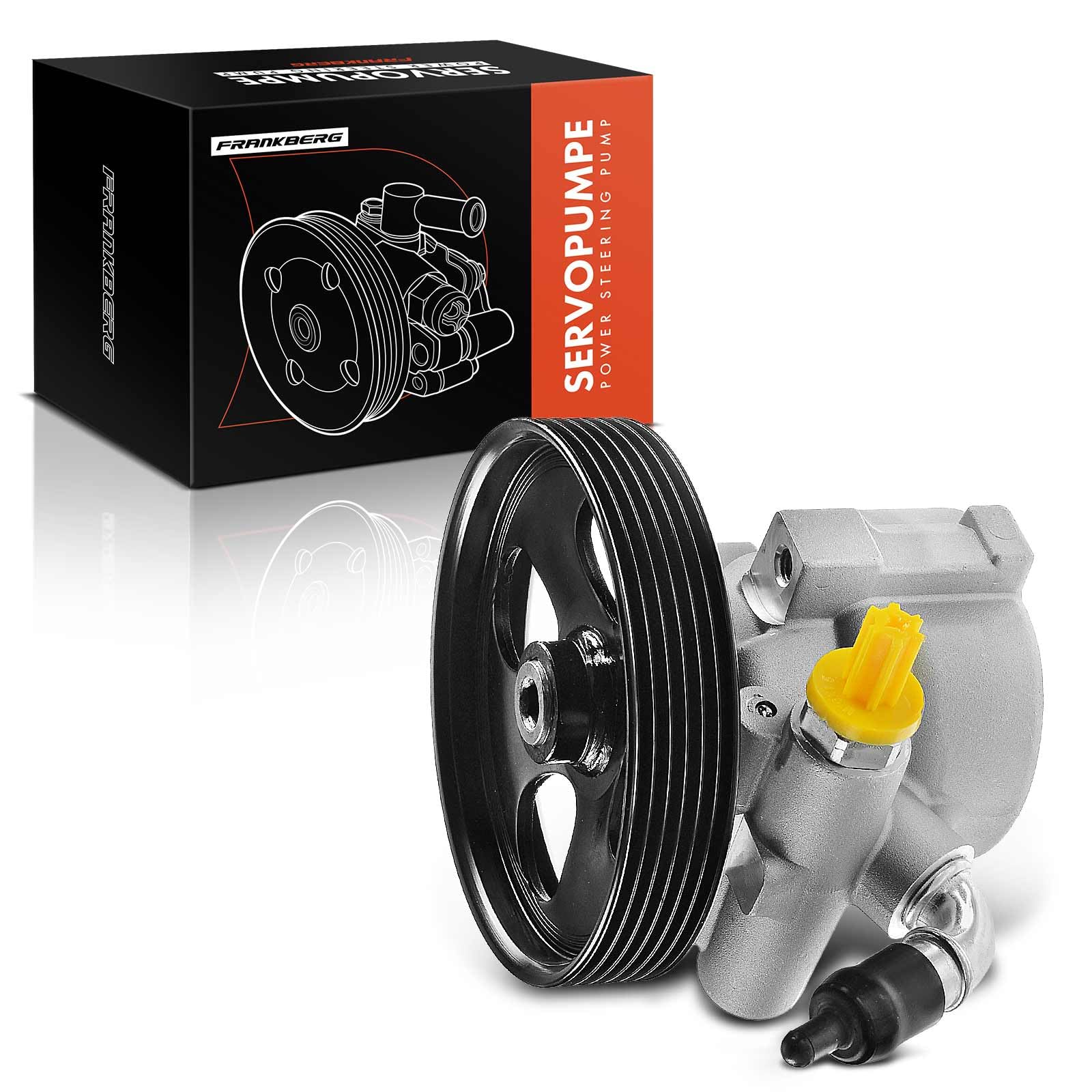 Frankberg Servopumpe Hydraulikpumpe Lenkung Kompatibel mit Berlingo MF 1.6L 2005-2011 Xsara Picasso N68 1.6L 2004-2011 Partner 5F 5 1.6L 2005-2015 Diesel Replace# 9647790780 von Frankberg