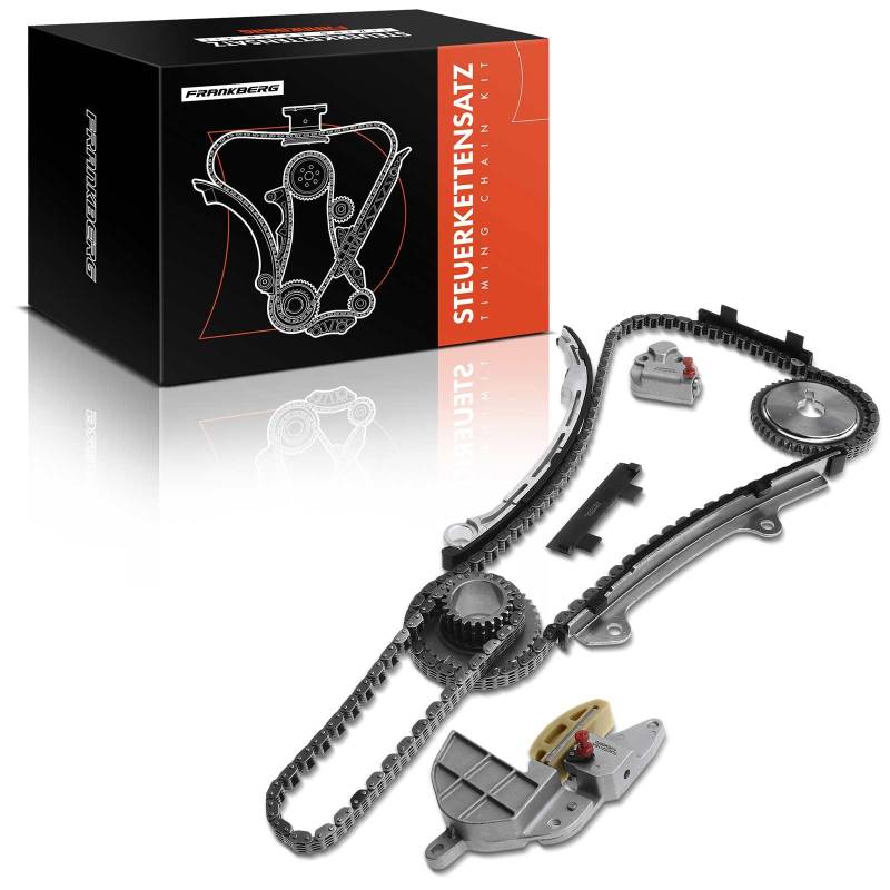 Steuerkettensatz für Primera P12 Primera Hatchback P12 Primera Kombi WP12 X-Trail T30 2.0L 2.5L Benzin 2001-2013 15041-6N215 von Frankberg