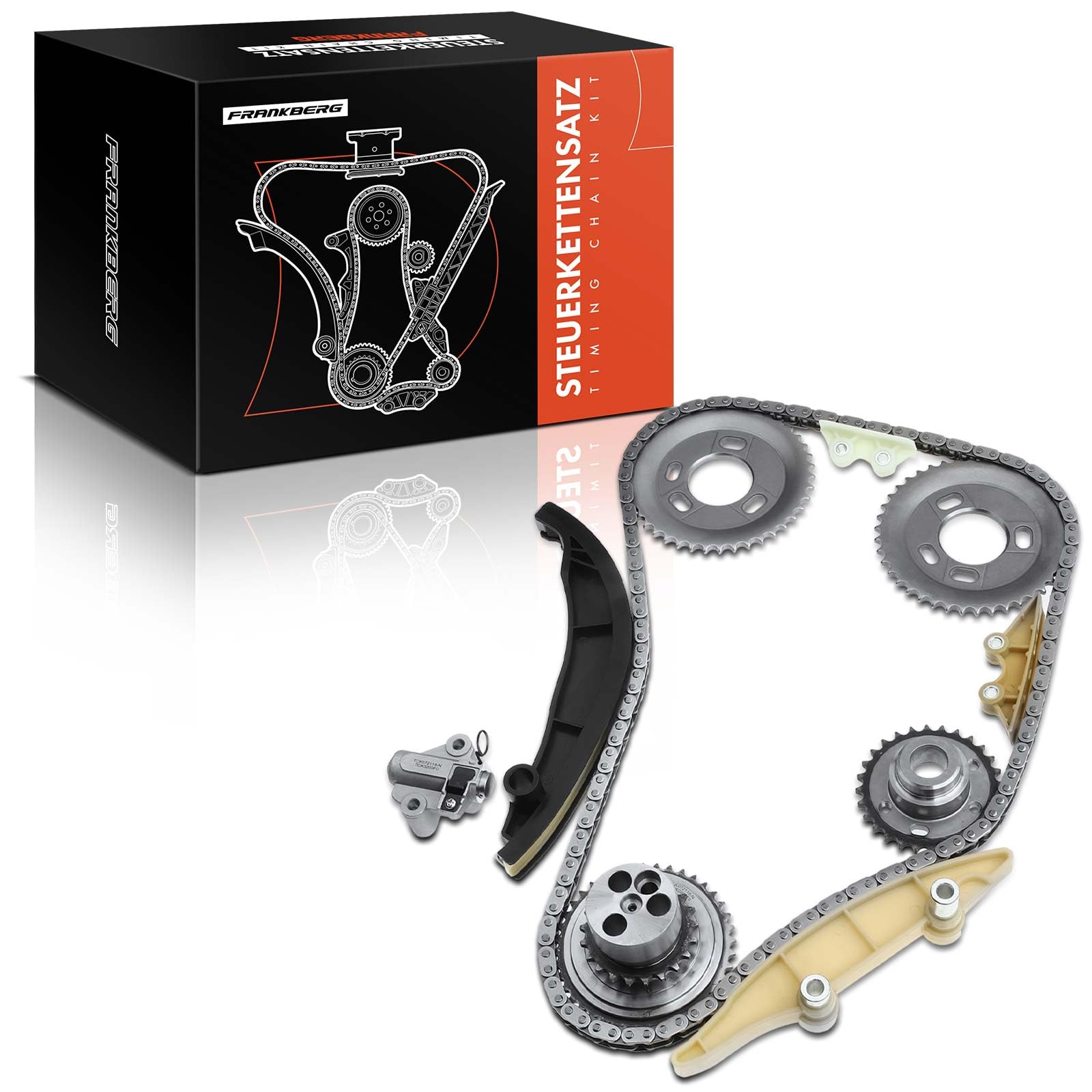 Steuerkettensatz für Transit FB, FC, FD, FS, FZ FF, FM, FN Bus Kasten Pritsche/Fahrgestell 3.2L 2007-2014 7C166306BA Steuerkettensatz für Transit FB, FC, FD, FS, FZ FF, FM, FN Bus Kasten Pritsche/Fahrgestell 3.2L 2007-2014 7C166306BA von Frankberg