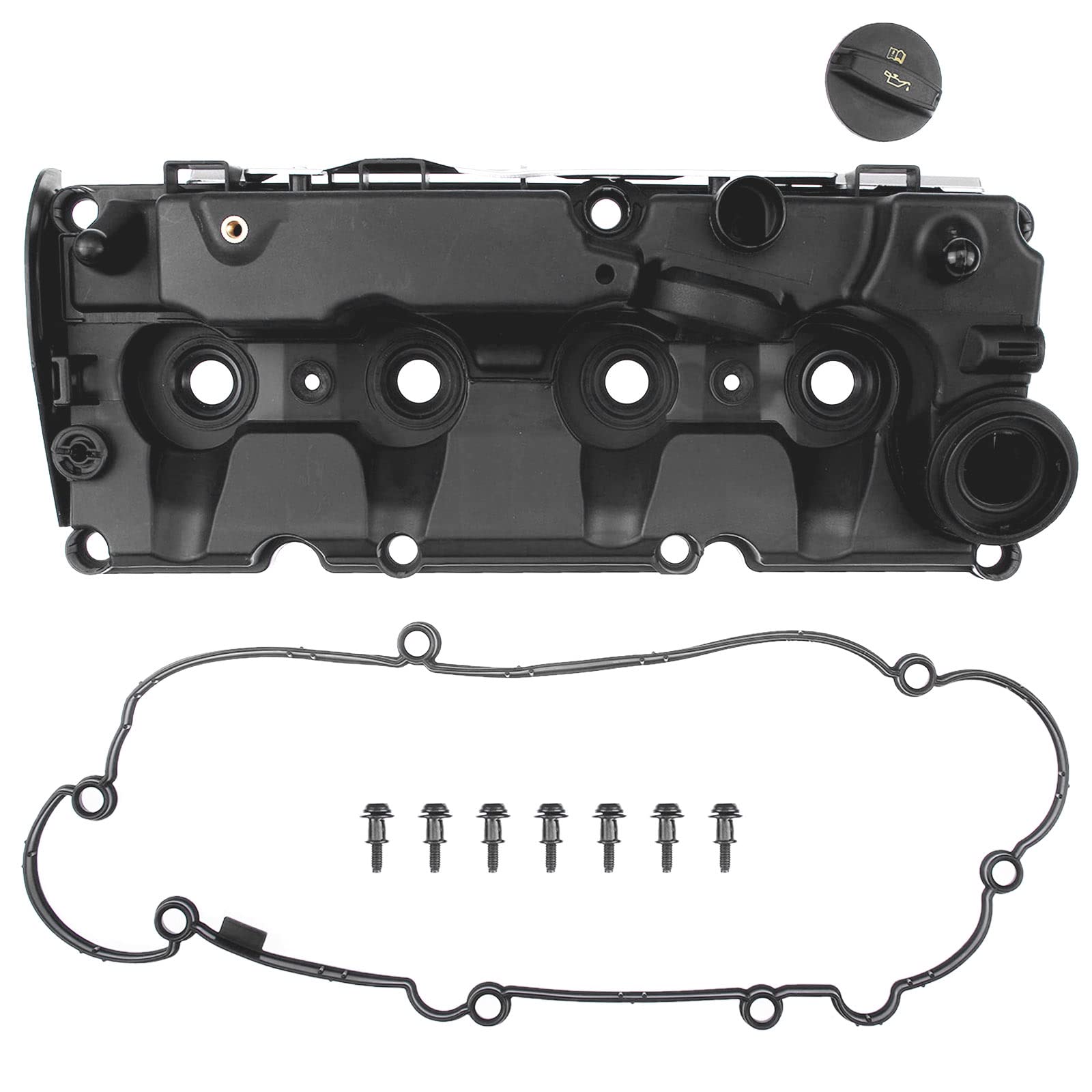 Ventildeckel Zylinderkopfhaube für A3 8V1 8V7 8VM 8VA Q2 GAB Q3 F3B F3N TT FV3 TT Roadster FV9 Ateca KH7 Leon 5F1 5F5 5F8 Tarraco KN2 2.0L Diesel 2012-Heute 03L103469S von Frankberg