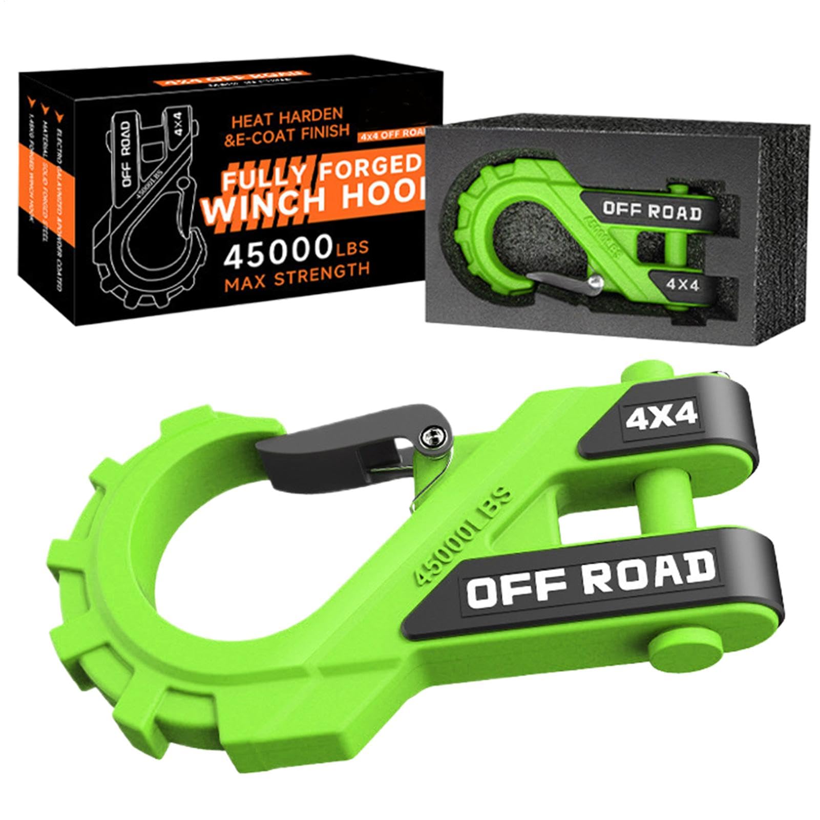 ATV Winch Hook, Car Tow Hook, Trailer Chain Hooks, High Strength Winch Hook, Car Tow Hook and Clevis Grab Hook for Trucks, and ATV with Secure Towing Solutions ATV Winch Hook, Car Tow Hook, Trailer Chain Hooks, High Strength Winch Hook, Car Tow Hook and Clevis Grab Hook for Trucks, and ATV with Secure Towing Solutions von Fravsiu