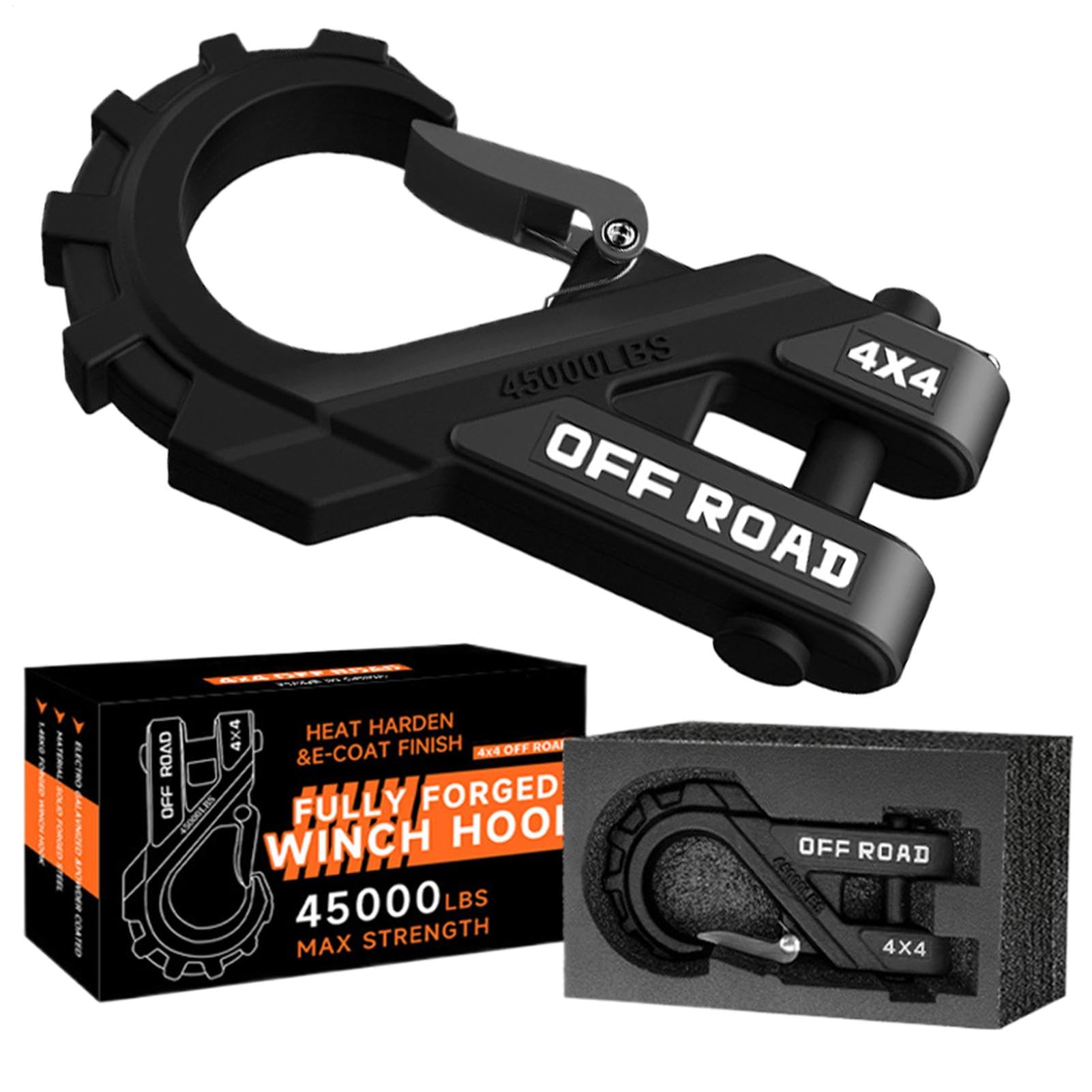 ATV Winch Hook, Car Tow Hook, Trailer Chain Hooks, High Strength Winch Hook, Car Tow Hook and Clevis Grab Hook for Trucks, and ATV with Secure Towing Solutions ATV Winch Hook, Car Tow Hook, Trailer Chain Hooks, High Strength Winch Hook, Car Tow Hook and Clevis Grab Hook for Trucks, and ATV with Secure Towing Solutions von Fravsiu