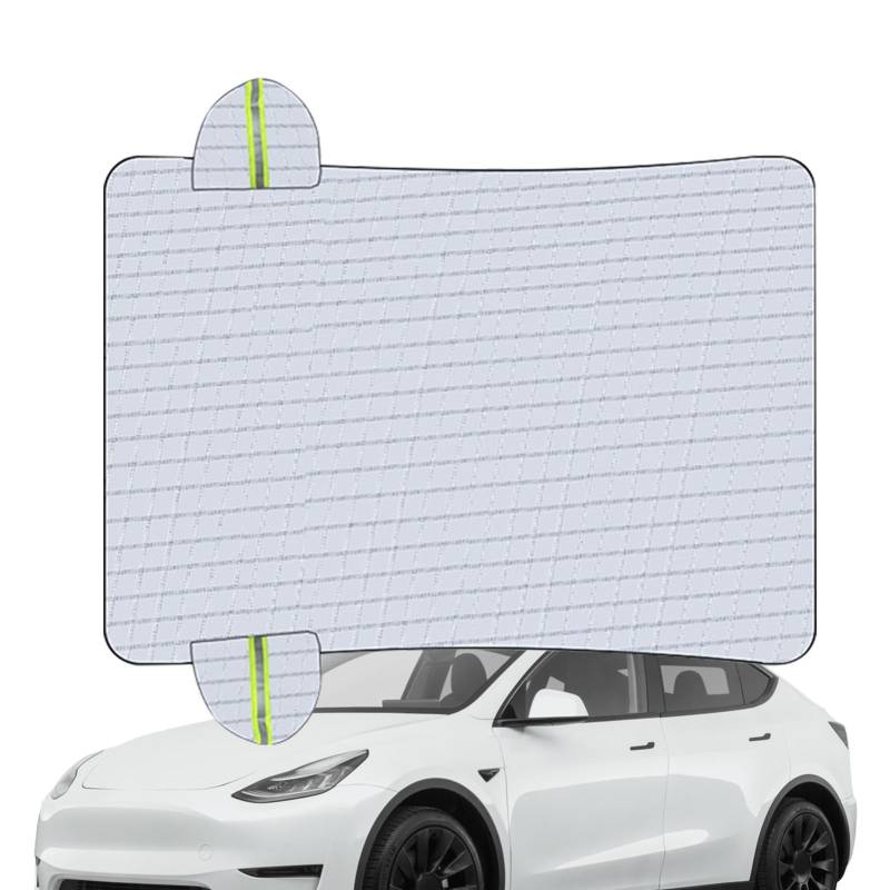 Auto-Winterschild, Windschutzscheibe, Auto-Sonnenschutz, winddichte Sonnenblende, vollständige Abdeckung, Schutz für Snow, Windschild für und Schnee von Fravsiu