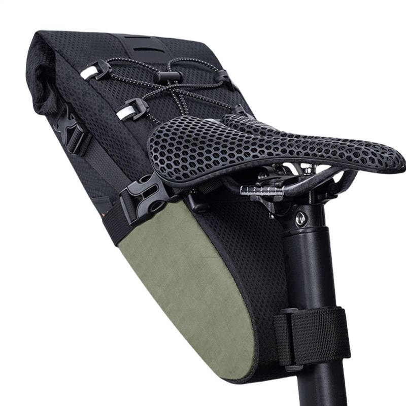Fravsiu Becher-Sitz, Fahrrad-Paket unter dem Sitz | 5 x 5,8 l Fahrradsattel | Tragbare Hecktaschen | Wasserdichte Fahrradausrüstung für Frauen, Männer, , Mädchen von Fravsiu