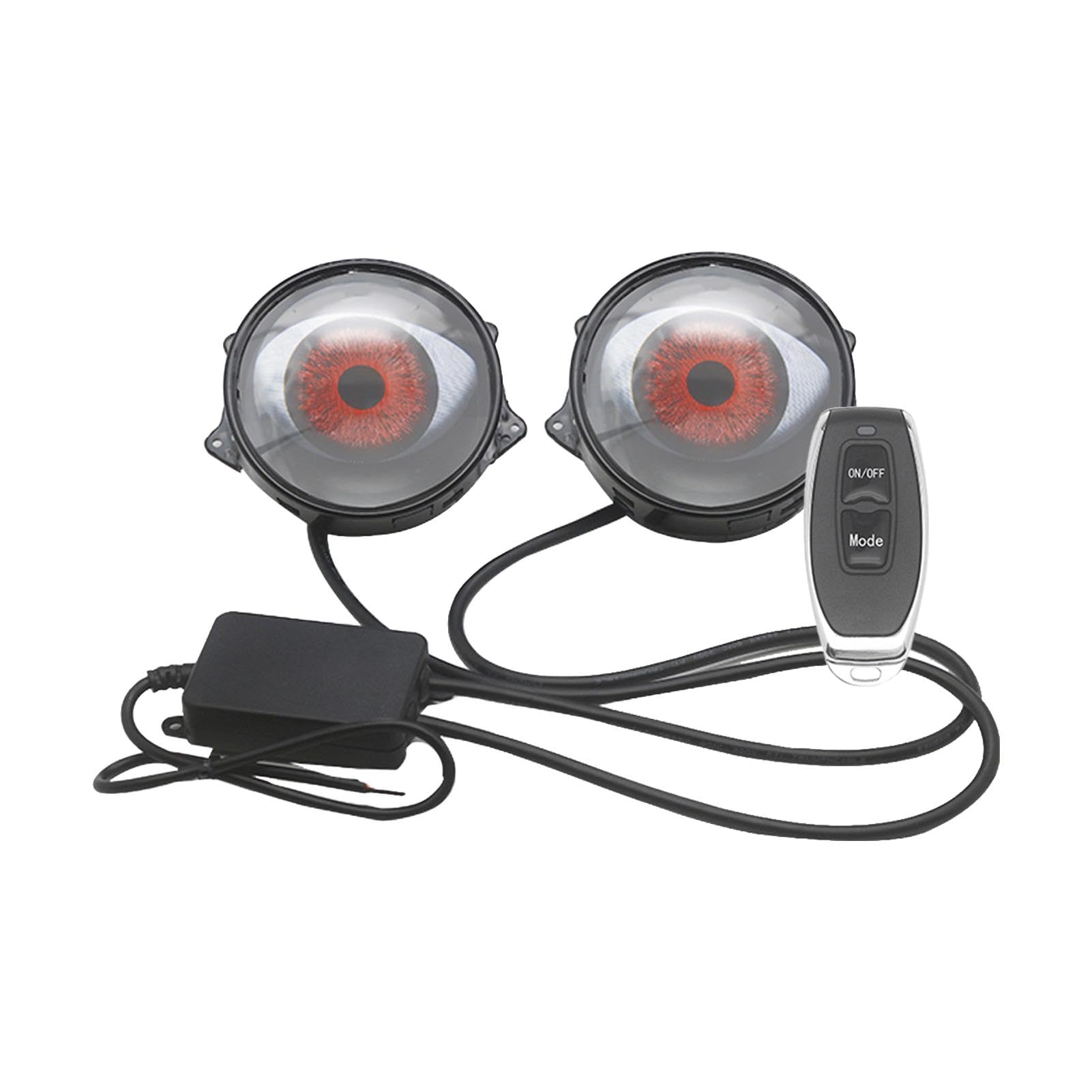 Fravsiu Evil Eyes Headlight, Remote Control Car Lamp, Led Headlight Devil Eye, Adjustable Eye Pattern Light, Remote Control Led Headlight with Adjustable Eye Pattern Design for Trucks and Caravans Fravsiu Evil Eyes Headlight, Remote Control Car Lamp, Led Headlight Devil Eye, Adjustable Eye Pattern Light, Remote Control Led Headlight with Adjustable Eye Pattern Design for Trucks and Caravans von Fravsiu