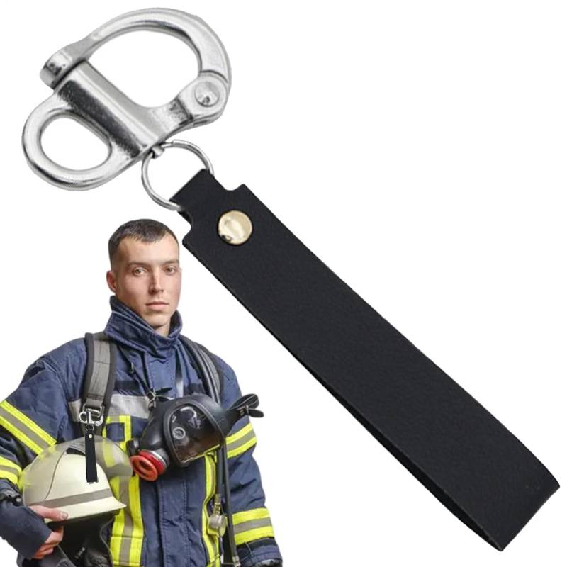 Fravsiu Schnellentriegelungs-Clip-Gitter, fester Schnappschäkel aus Edelstahl | Edelstahl-Schäkel für Rigging, Feuerwehrwerkzeuge, Automatik, Zubehör für von Fravsiu