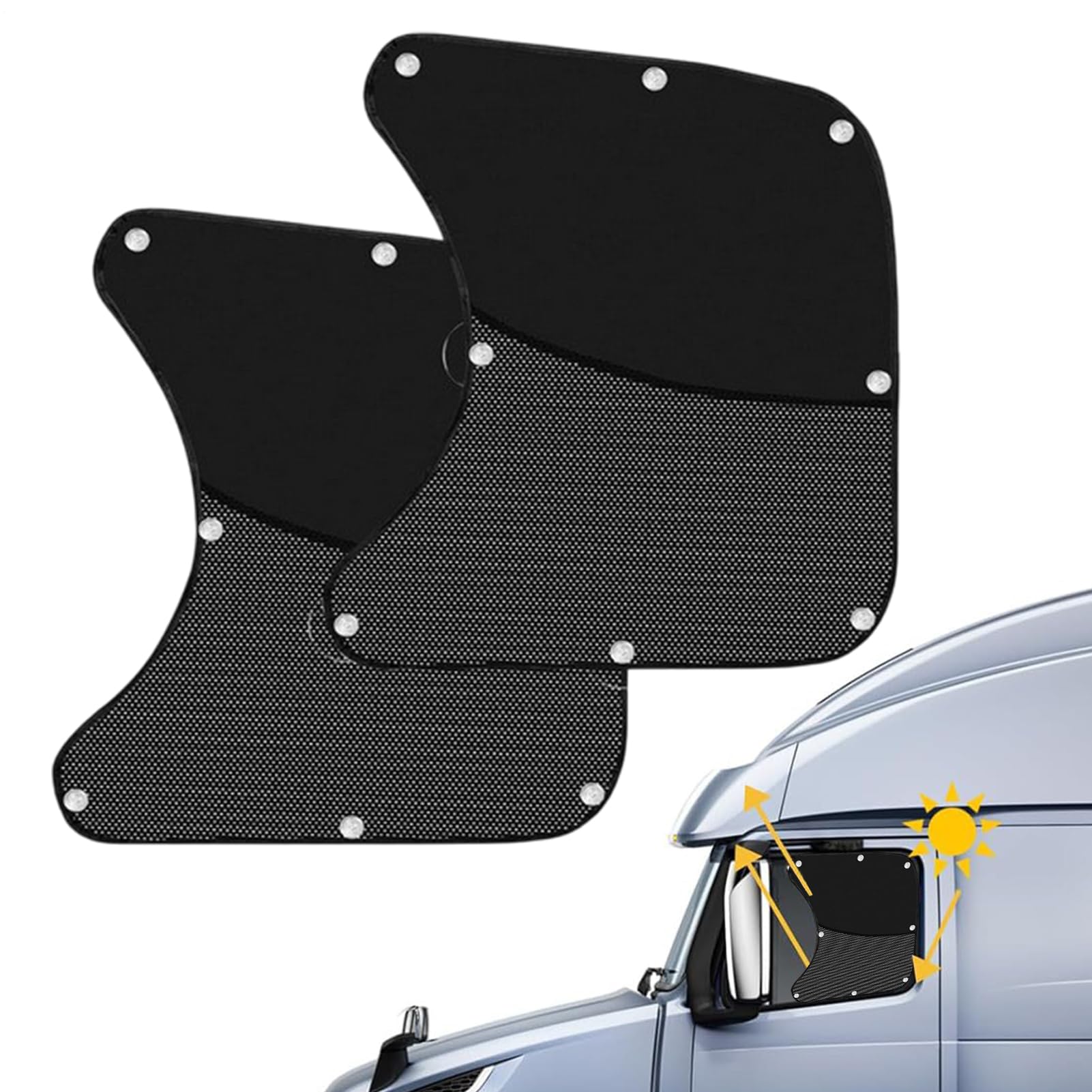 Fravsiu Sonnenschutz für Autofenster, Halb-LKW – 2 x Auto-Tönung, halb-UV-Schutz, abnehmbar, für die Sicherheit von Babys im Fahrzeug verstellbar Fravsiu Sonnenschutz für Autofenster, Halb-LKW – 2 x Auto-Tönung, halb-UV-Schutz, abnehmbar, für die Sicherheit von Babys im Fahrzeug verstellbar von Fravsiu