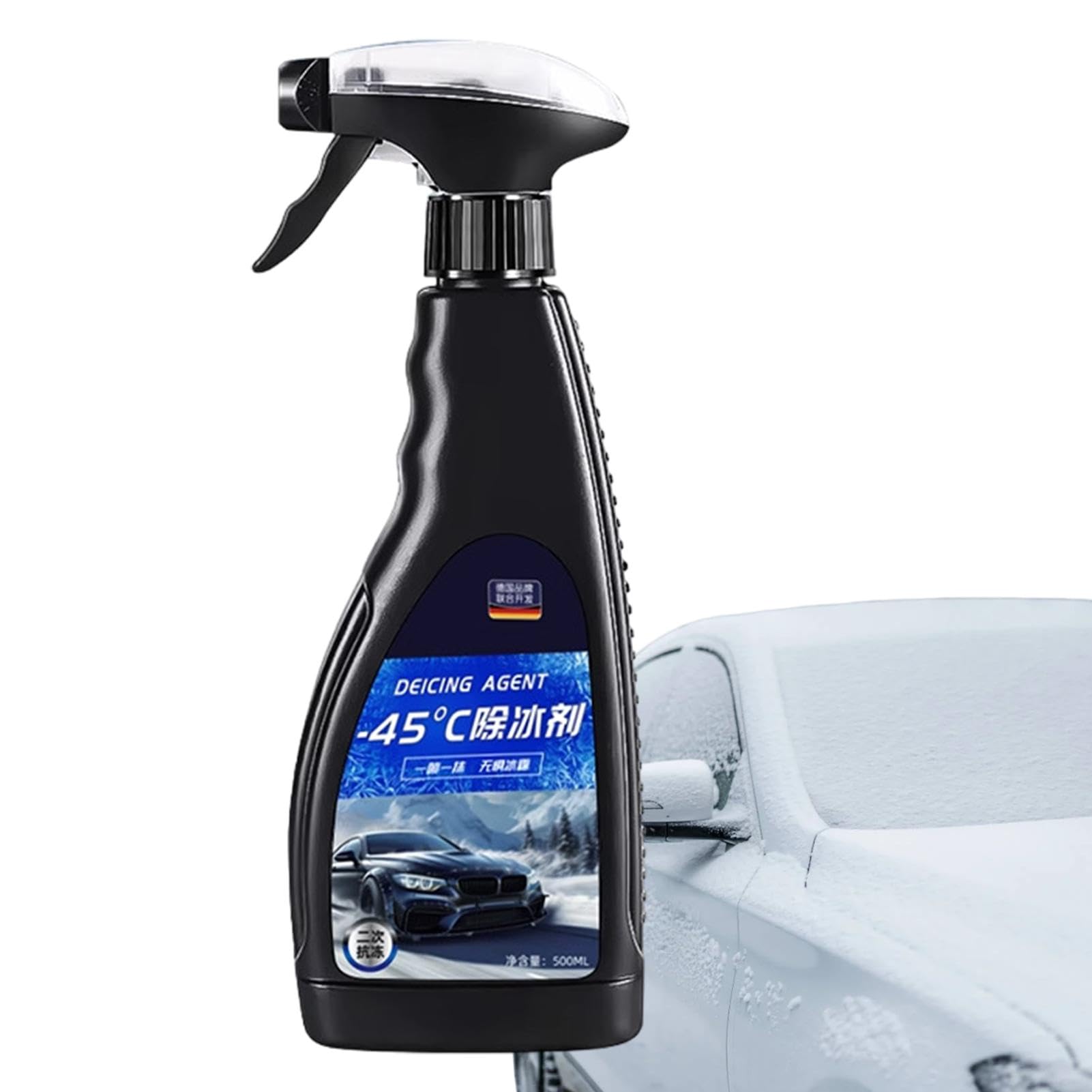 Fravsiu Window Deicer Spray, 500ml Auto Windshield Deicing Spray for Snow Removal | Quick Melting Defrost Liquid and Glass Cleaner Spray for Winter Car Care and Windshield Protection Fravsiu Window Deicer Spray, 500ml Auto Windshield Deicing Spray for Snow Removal | Quick Melting Defrost Liquid and Glass Cleaner Spray for Winter Car Care and Windshield Protection von Fravsiu
