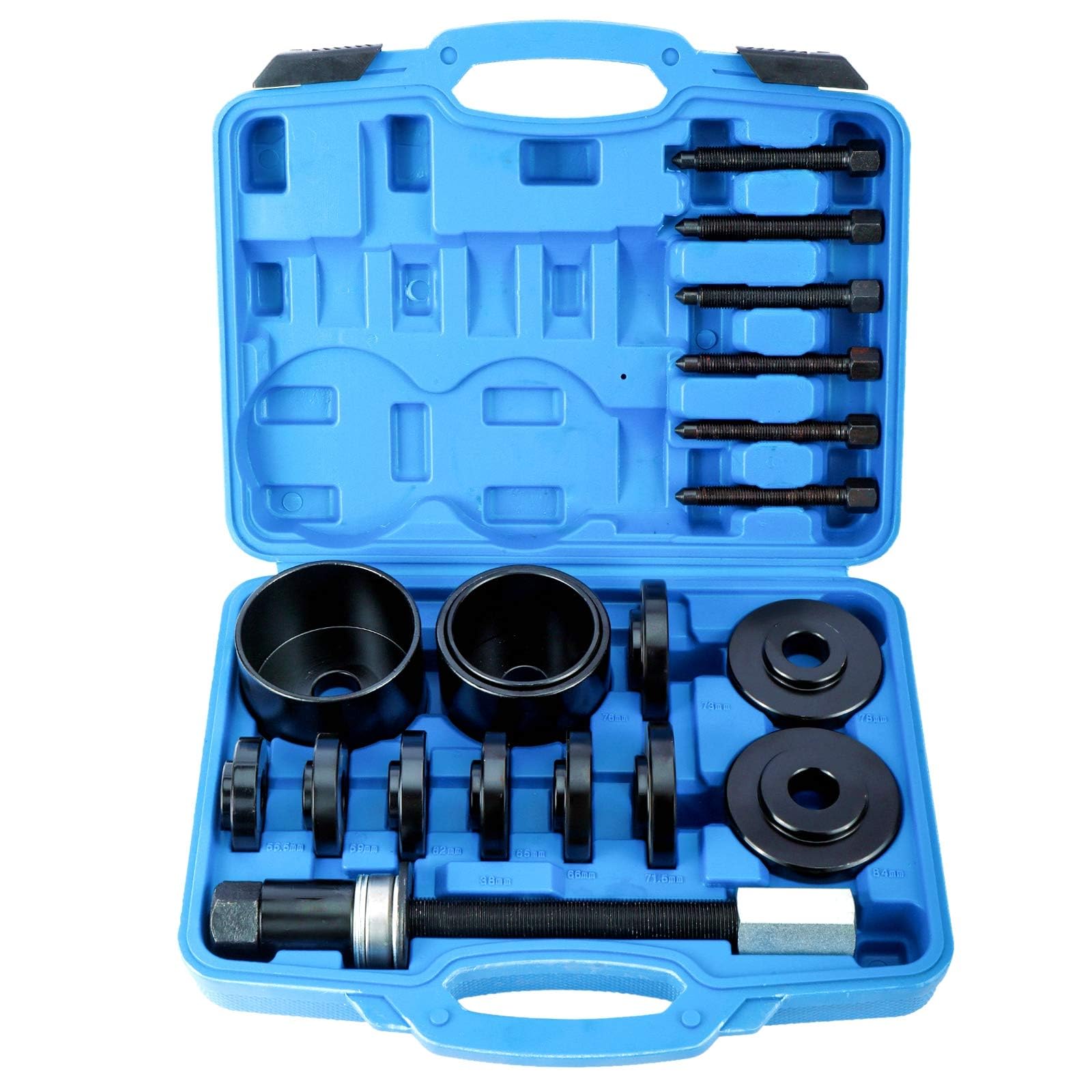 FreeTec 19 TLG. Radlager Aus- / Einbaukit | Kein Demontieren des Lenkers erforderlich | Robuste Stahlhülsen | Passt für die meisten Vorderradantriebsfahrzeuge FreeTec 19 TLG. Radlager Aus- / Einbaukit | Kein Demontieren des Lenkers erforderlich | Robuste Stahlhülsen | Passt für die meisten Vorderradantriebsfahrzeuge von FreeTec
