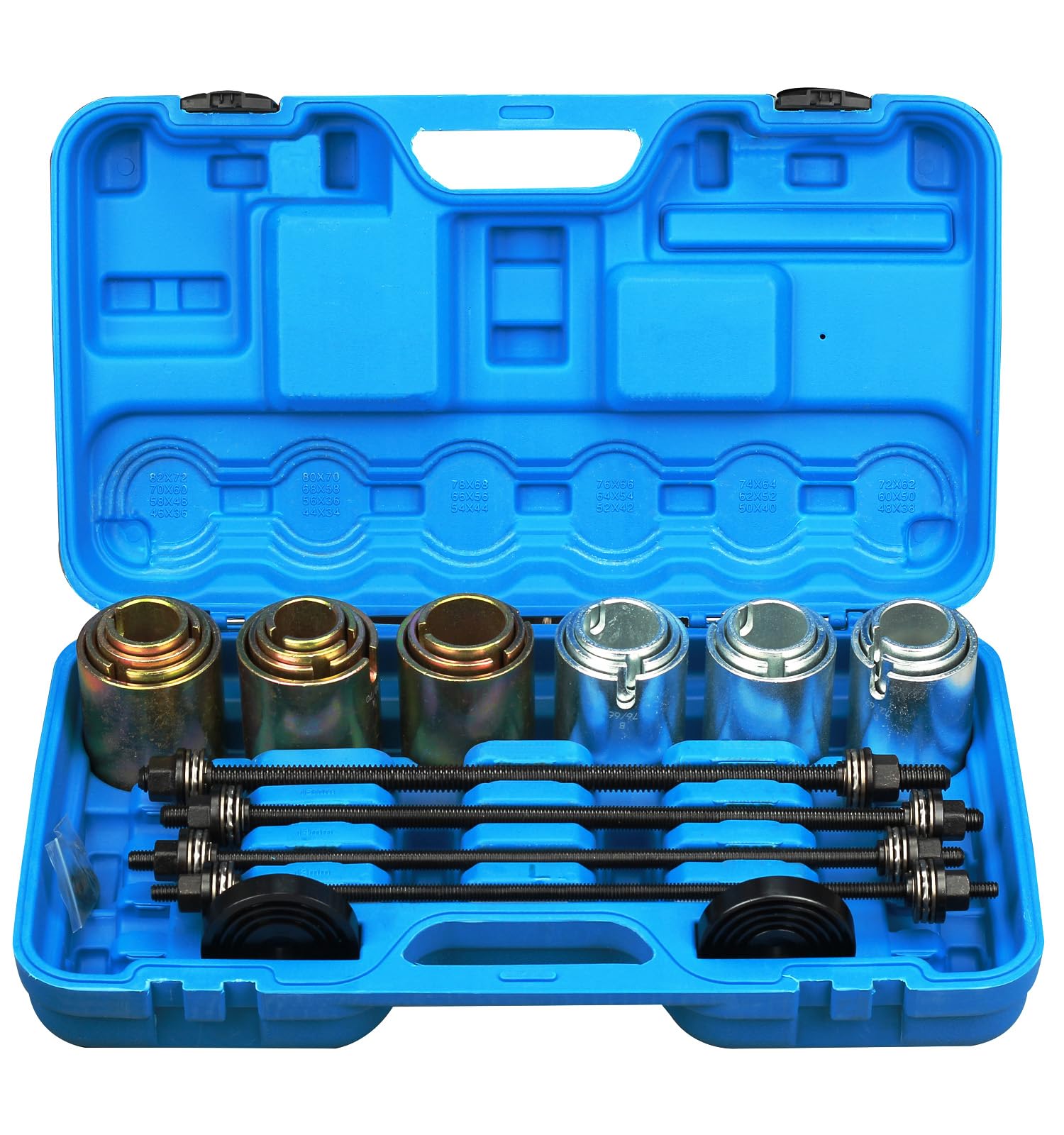 FreeTec 26 TLG Lagerabzieher Radlager Werkzeug Set Radnabenabzieher Silentlager Werkzeug für die Demontage und Installation Von Buchsen, Lagern Und Dichtungen FreeTec 26 TLG Lagerabzieher Radlager Werkzeug Set Radnabenabzieher Silentlager Werkzeug für die Demontage und Installation Von Buchsen, Lagern Und Dichtungen von FreeTec