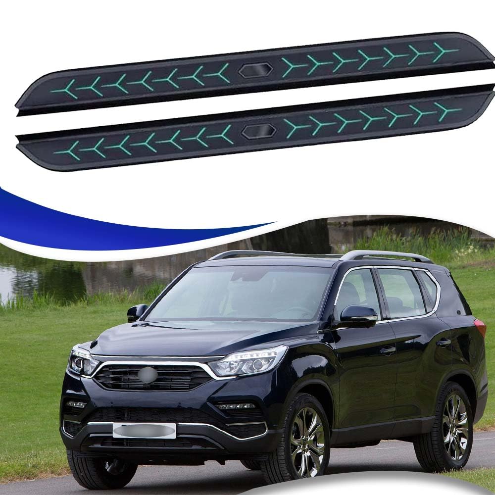 Feste 2 Stück Trittbretter passend für 2018–2024 2025 SsangYong Rexton Seitenstufen Nerf Bars Zubehör mit Halterungen Feste 2 Stück Trittbretter passend für 2018–2024 2025 SsangYong Rexton Seitenstufen Nerf Bars Zubehör mit Halterungen von Freedommy
