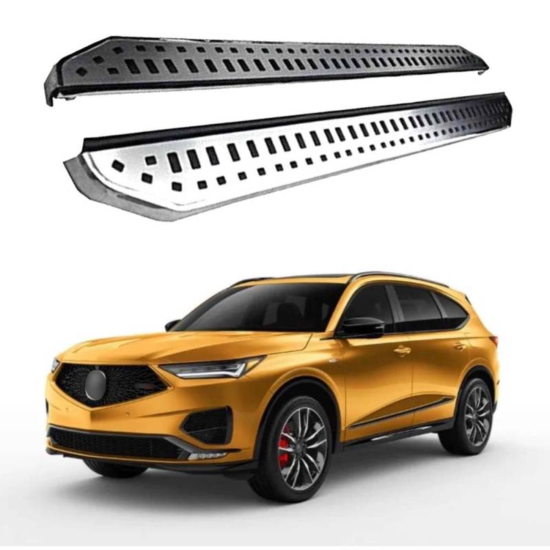 Feste 2 Stück Trittbretter passend für Acura MDX Seitenstufen Nerf Bars Zubehör mit Halterungen von Freedommy