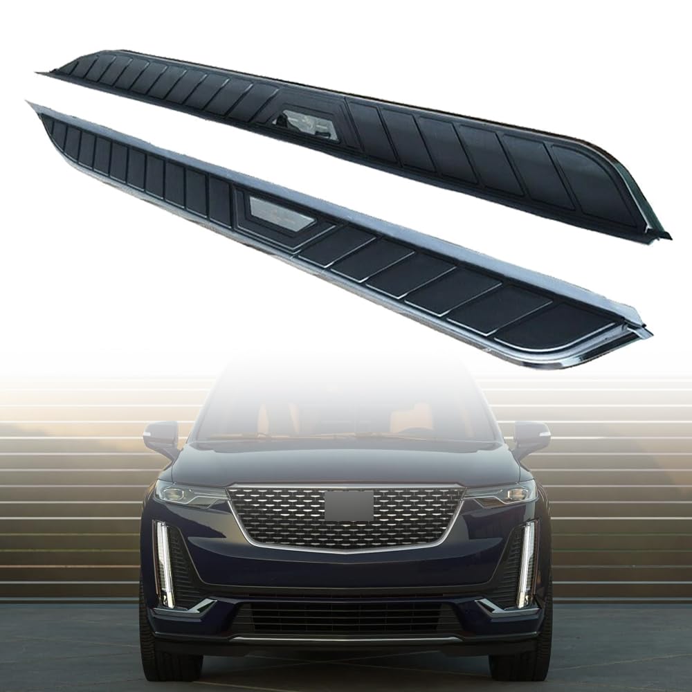 Feste 2 Stück Trittbretter passend für Cadillac XT6 XT-6 2019 2020 2021 2022 2023 2024 2025 Seitenstufen Nerf Bars Zubehör mit Halterungen Feste 2 Stück Trittbretter passend für Cadillac XT6 XT-6 2019 2020 2021 2022 2023 2024 2025 Seitenstufen Nerf Bars Zubehör mit Halterungen von Freedommy