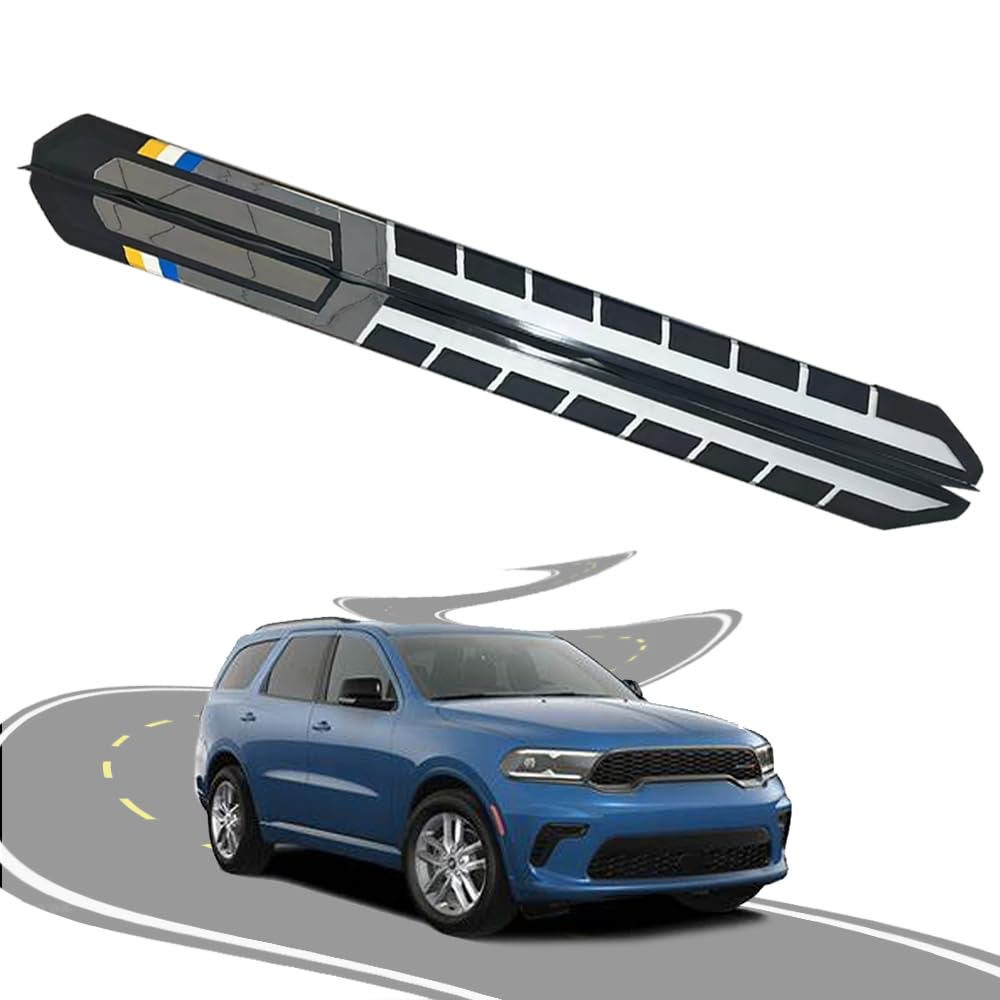 Feste 2 Stück Trittbretter passend für Dodge Durango 2018–2024 2025 GT Side Step Protect Bar Pedal Nerf Bars Zubehör mit Halterungen Feste 2 Stück Trittbretter passend für Dodge Durango 2018–2024 2025 GT Side Step Protect Bar Pedal Nerf Bars Zubehör mit Halterungen von Freedommy