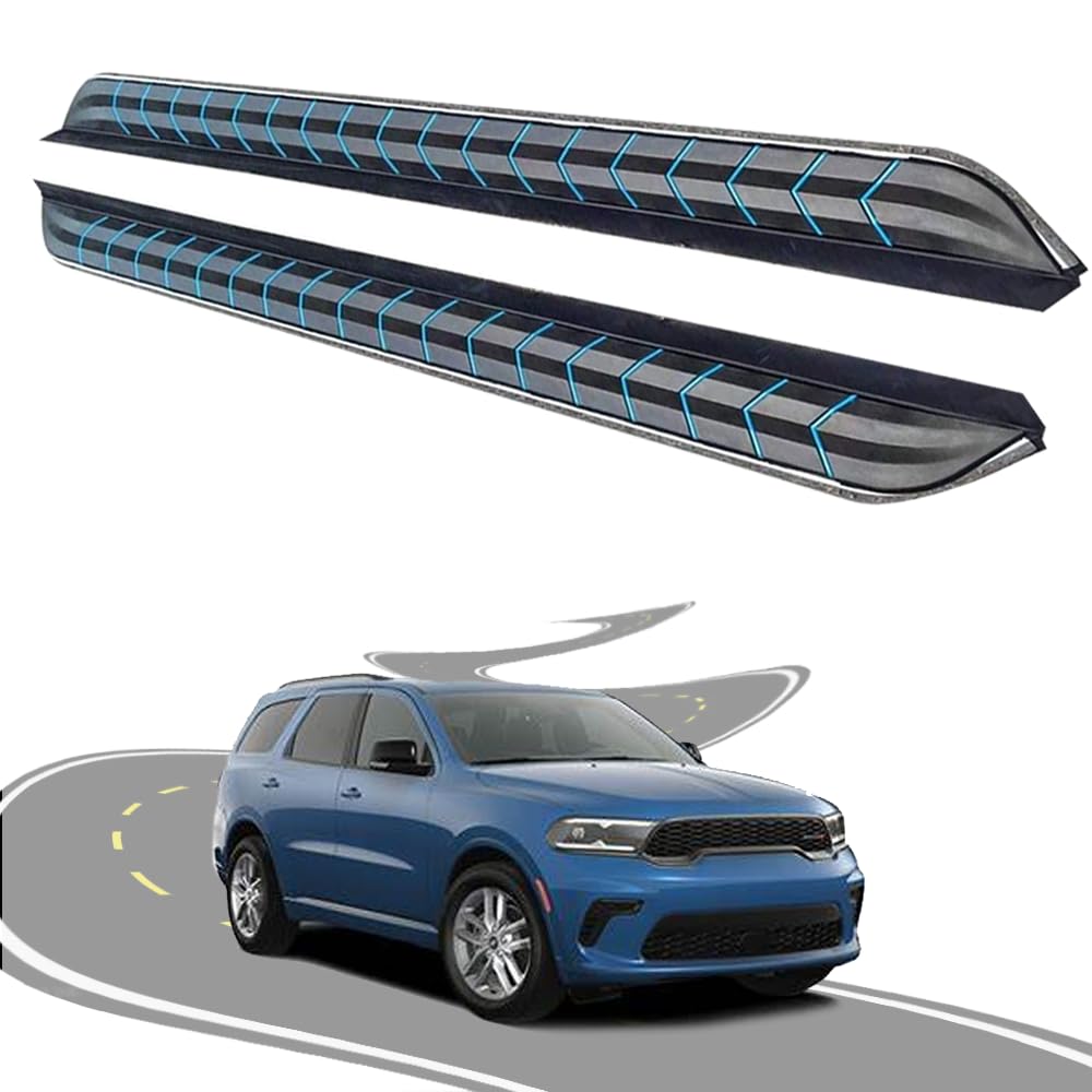 Feste 2 Stück Trittbretter passend für Dodge Durango 2018–2024 2025 GT Side Step Protect Bar Pedal Nerf Bars Zubehör mit Halterungen Feste 2 Stück Trittbretter passend für Dodge Durango 2018–2024 2025 GT Side Step Protect Bar Pedal Nerf Bars Zubehör mit Halterungen von Freedommy