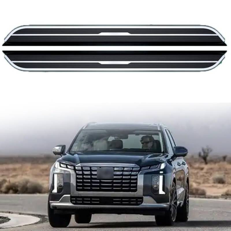 Feste 2 Stück Trittbretter passend für Hyundai Palisade 2020–2024 2025 Seitenstufen Nerf Bars Zubehör mit Halterungen von Freedommy