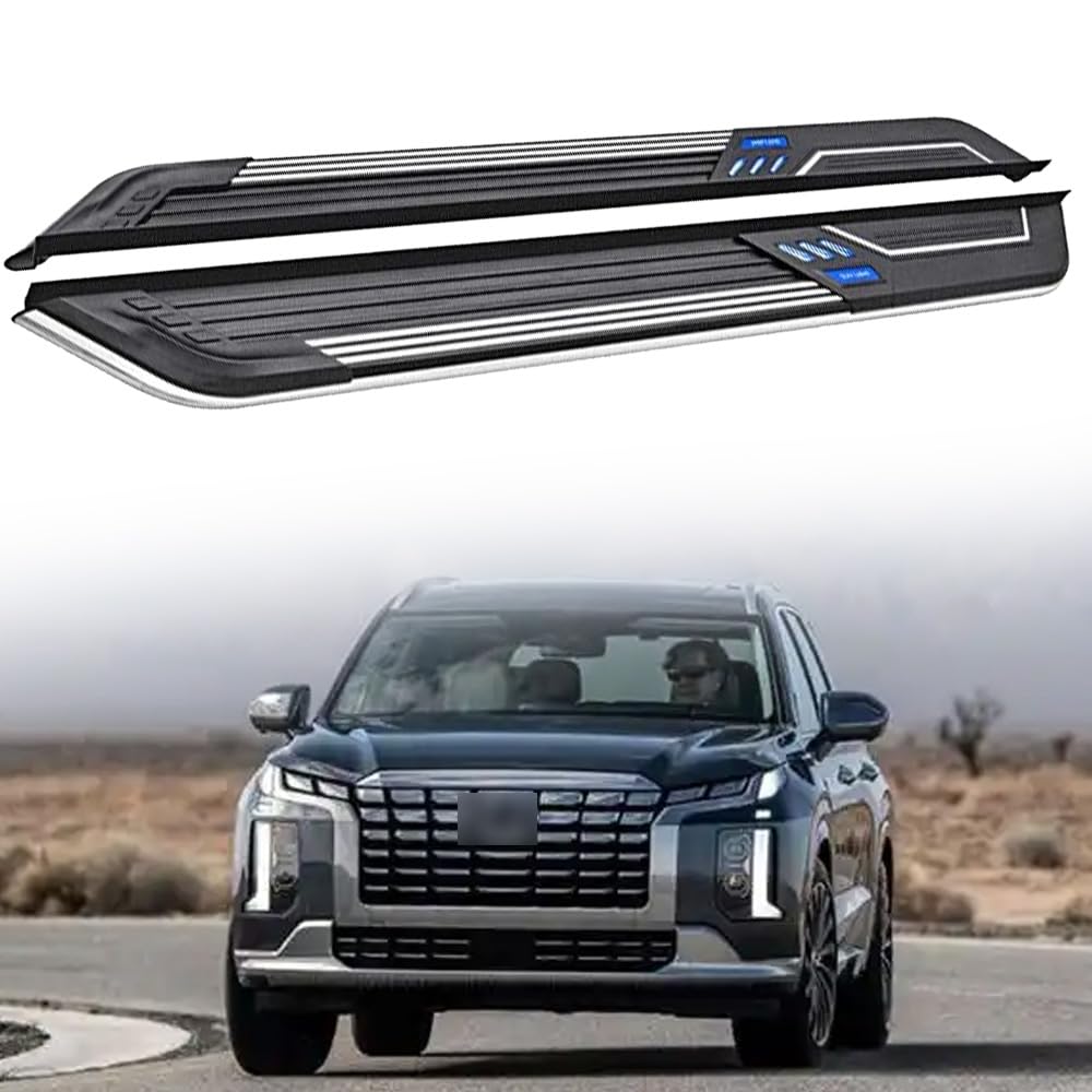 Feste 2 Stück Trittbretter passend für Hyundai Palisade 2020–2024 2025 Seitenstufen Nerf Bars Zubehör mit Halterungen Feste 2 Stück Trittbretter passend für Hyundai Palisade 2020–2024 2025 Seitenstufen Nerf Bars Zubehör mit Halterungen von Freedommy