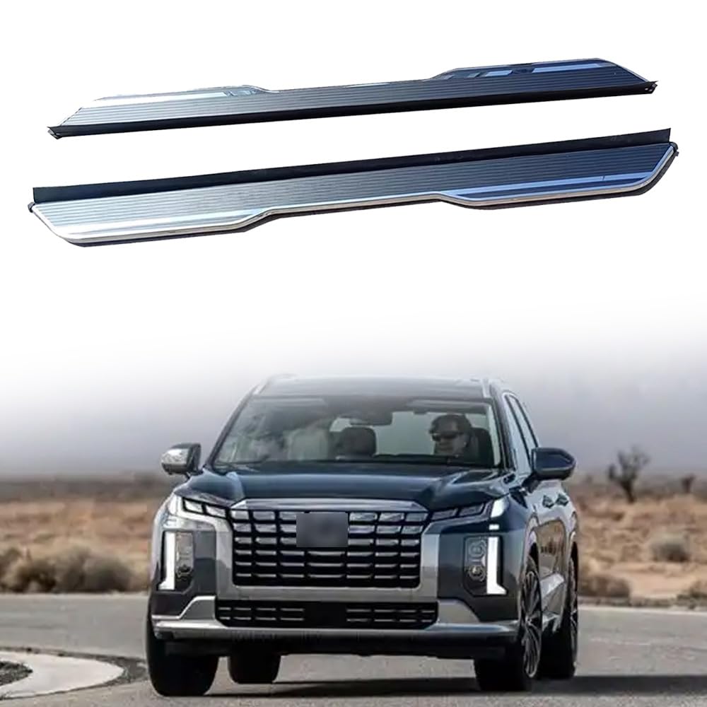 Feste 2 Stück Trittbretter passend für Hyundai Palisade 2020–2024 2025 Seitenstufen Nerf Bars Zubehör mit Halterungen Feste 2 Stück Trittbretter passend für Hyundai Palisade 2020–2024 2025 Seitenstufen Nerf Bars Zubehör mit Halterungen von Freedommy