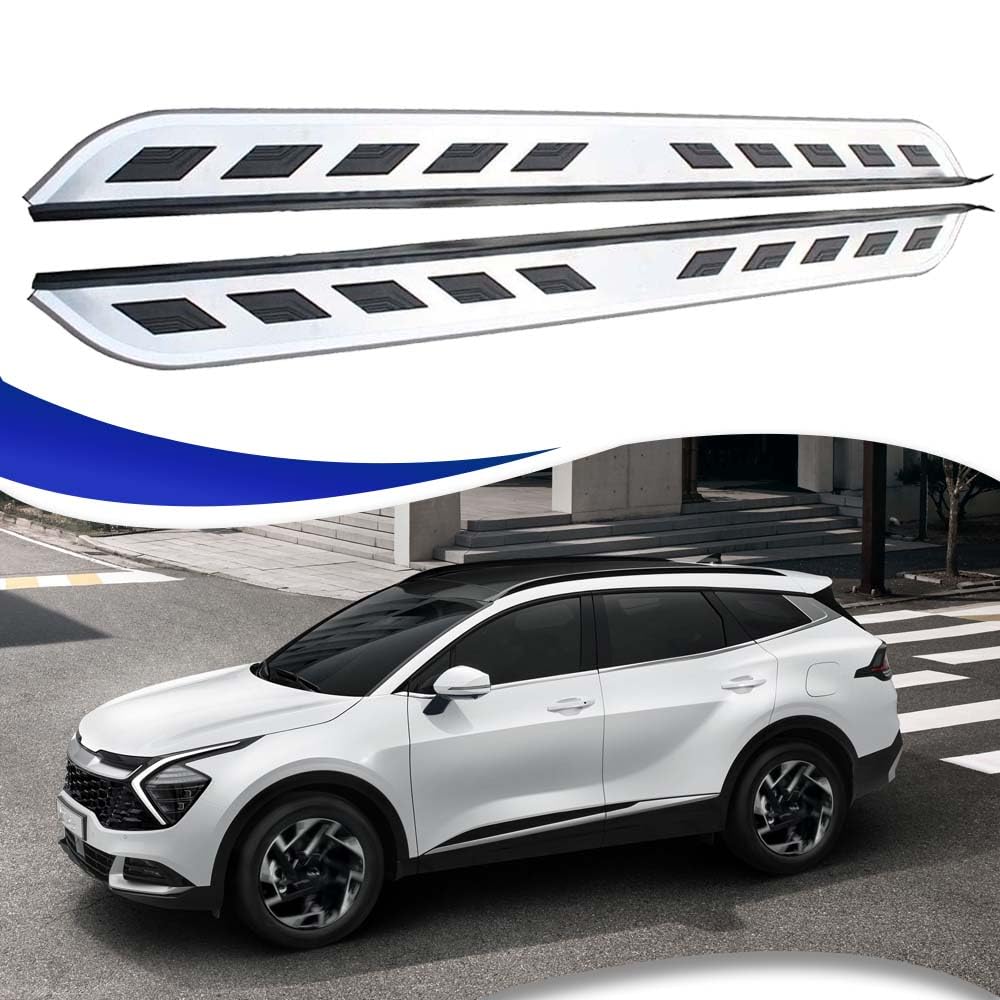 Feste 2 x Trittbretter passend für 2022 2023 2024 2025 Kia Sportage NQ5 Seitenstufen Nerf Bars Zubehör mit Halterungen Feste 2 x Trittbretter passend für 2022 2023 2024 2025 Kia Sportage NQ5 Seitenstufen Nerf Bars Zubehör mit Halterungen von Freedommy