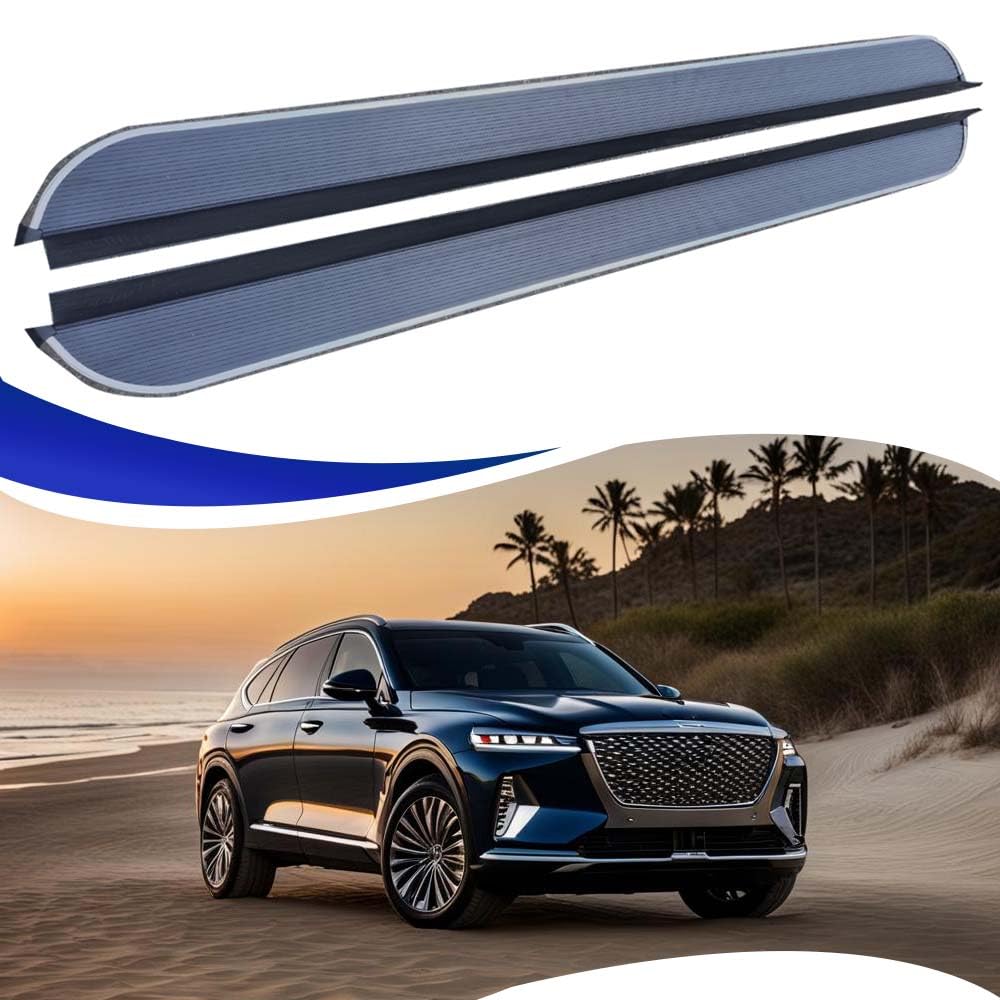 Feste 2 x Trittbretter passend für Genesis GV80 2021 2022 2023 2024 2025 Seitenstufen Nerf Bars Zubehör mit Halterungen Feste 2 x Trittbretter passend für Genesis GV80 2021 2022 2023 2024 2025 Seitenstufen Nerf Bars Zubehör mit Halterungen von Freedommy