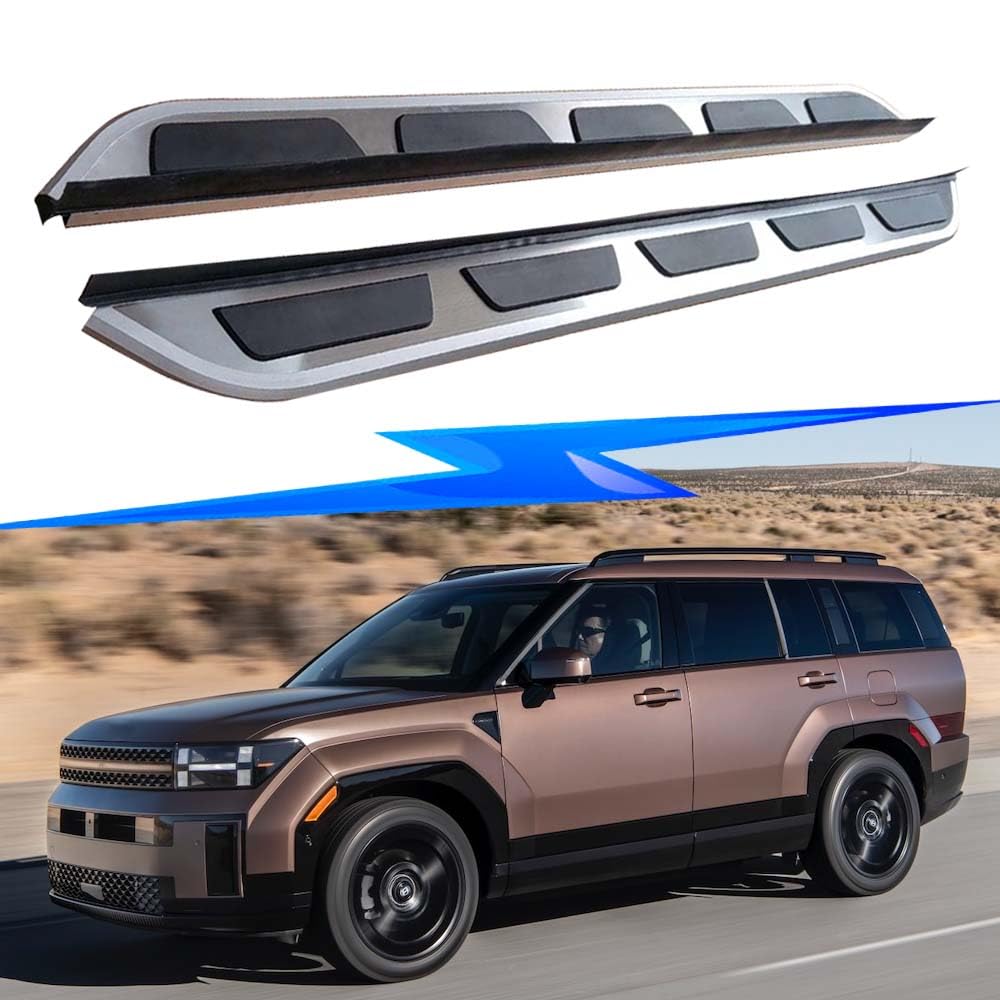 Feste 2 x Trittbretter passend für Hyundai Santa Fe 2024 2025 Seitentreppen Nerf Bars Zubehör mit Halterungen Feste 2 x Trittbretter passend für Hyundai Santa Fe 2024 2025 Seitentreppen Nerf Bars Zubehör mit Halterungen von Freedommy