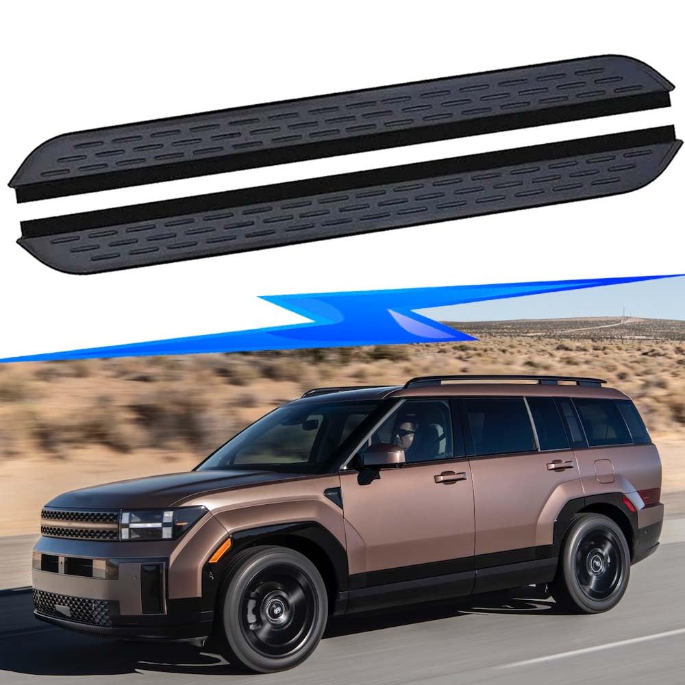 Feste 2 x Trittbretter passend für Hyundai Santa Fe 2024 2025 Seitentreppen Nerf Bars Zubehör mit Halterungen Feste 2 x Trittbretter passend für Hyundai Santa Fe 2024 2025 Seitentreppen Nerf Bars Zubehör mit Halterungen von Freedommy