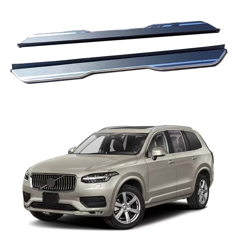 Feste 2 x Trittbretter passend für Volvo XC90 2019–2025, Seitenstufen, Nerf-Stangen, Zubehör mit Halterungen Feste 2 x Trittbretter passend für Volvo XC90 2019–2025, Seitenstufen, Nerf-Stangen, Zubehör mit Halterungen von Freedommy