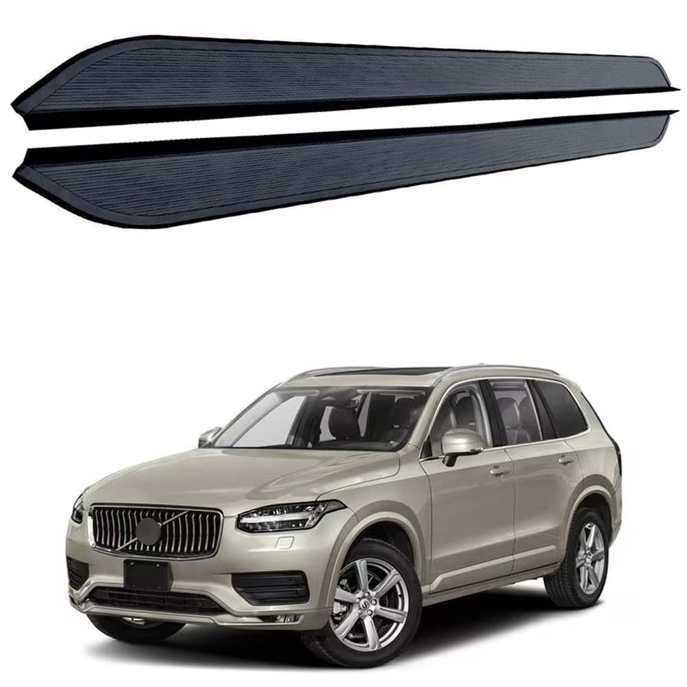 Feste 2 x Trittbretter passend für Volvo XC90 2019–2025, Seitenstufen, Nerf-Stangen, Zubehör mit Halterungen Feste 2 x Trittbretter passend für Volvo XC90 2019–2025, Seitenstufen, Nerf-Stangen, Zubehör mit Halterungen von Freedommy
