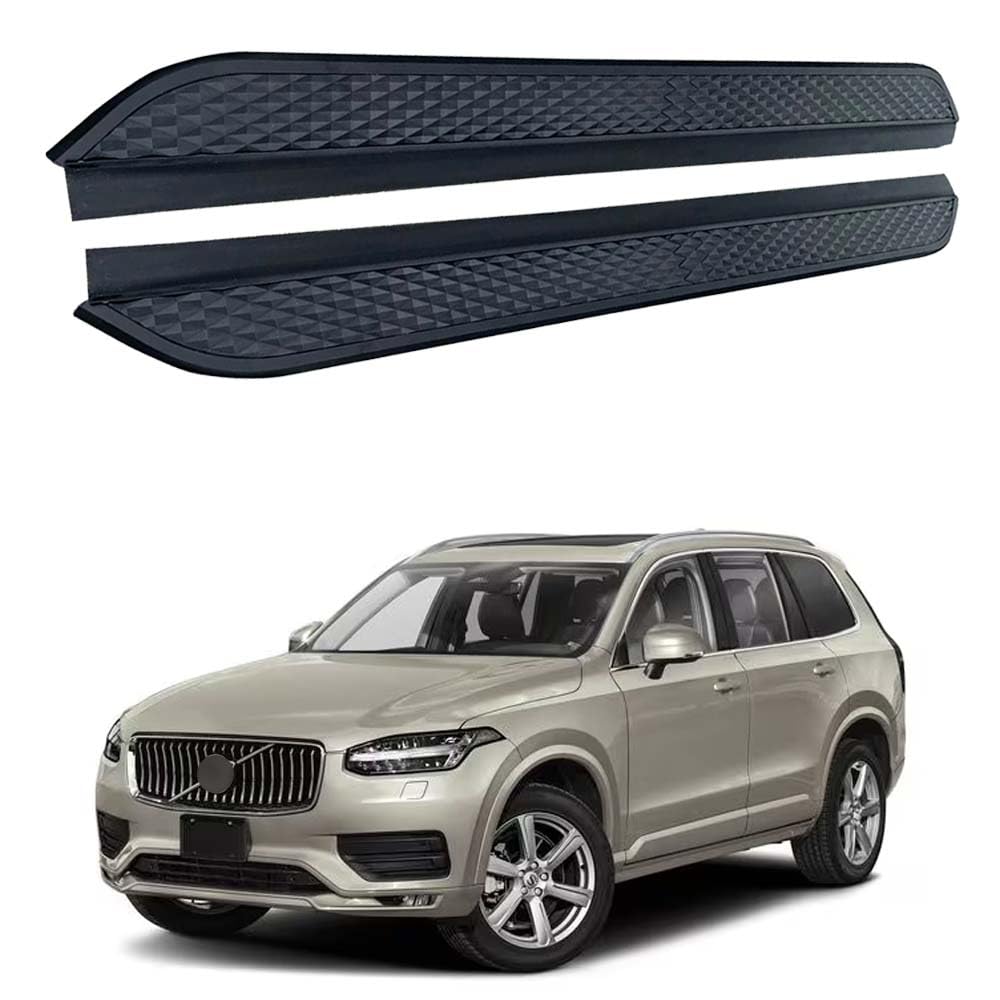 Feste 2 x Trittbretter passend für Volvo XC90 2019–2025, Seitenstufen, Nerf-Stangen, Zubehör mit Halterungen Feste 2 x Trittbretter passend für Volvo XC90 2019–2025, Seitenstufen, Nerf-Stangen, Zubehör mit Halterungen von Freedommy